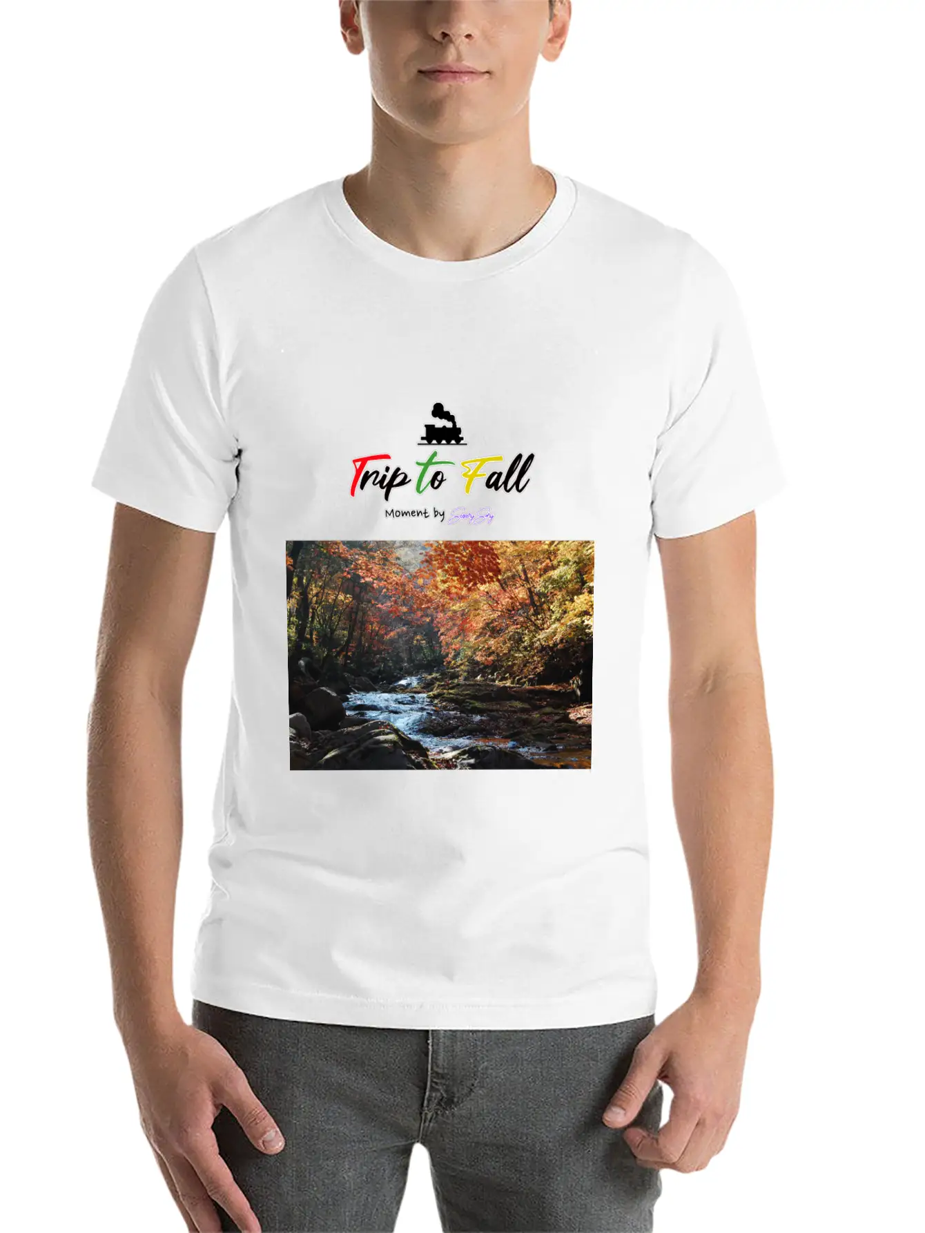 Trip To Fall 1 Classic Crew Neck Graphic Tee – Everyday Minimal Look