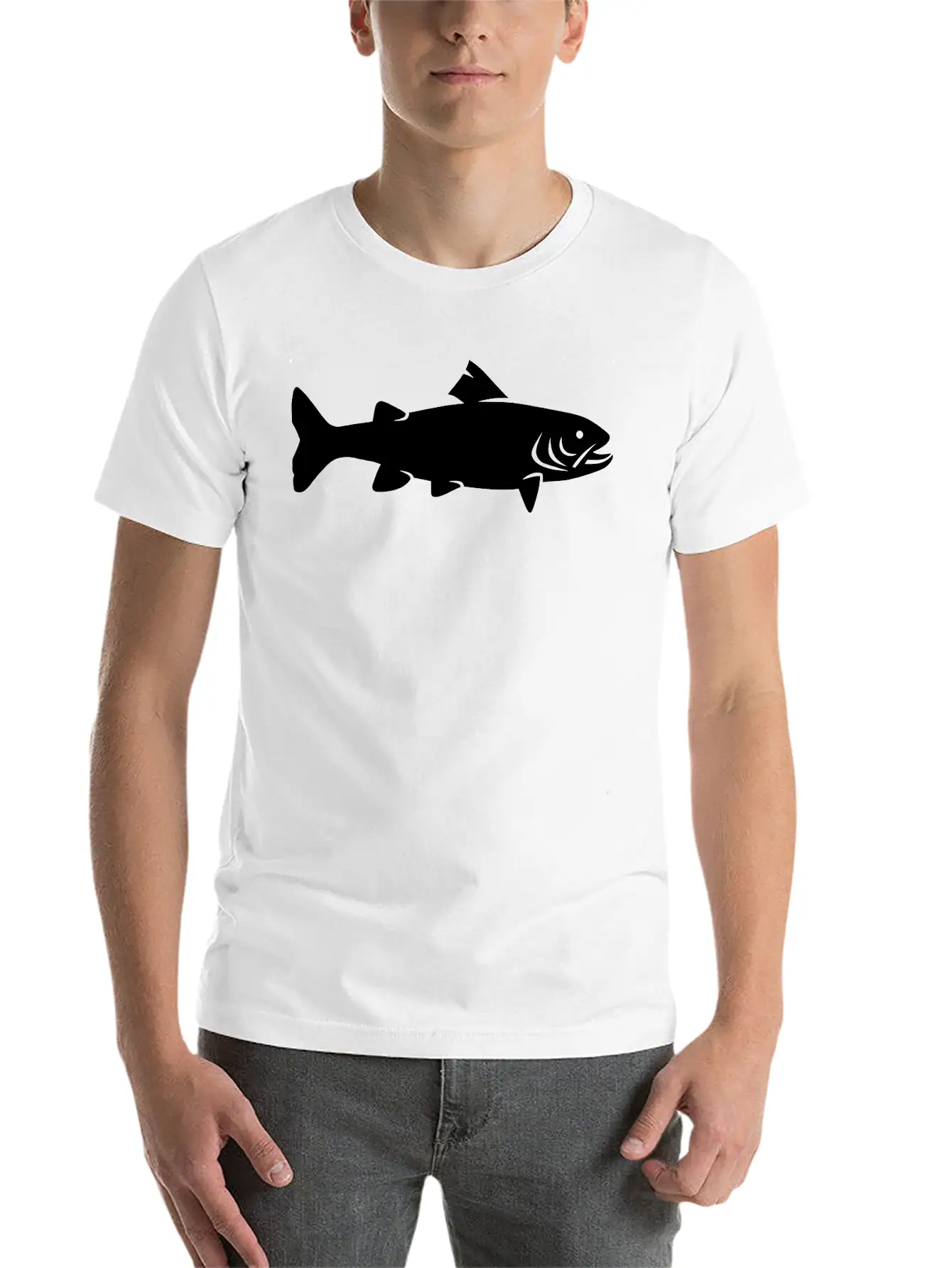 Trout Stylish Everyday T-Shirt – Unisex Basic Cotton Tee