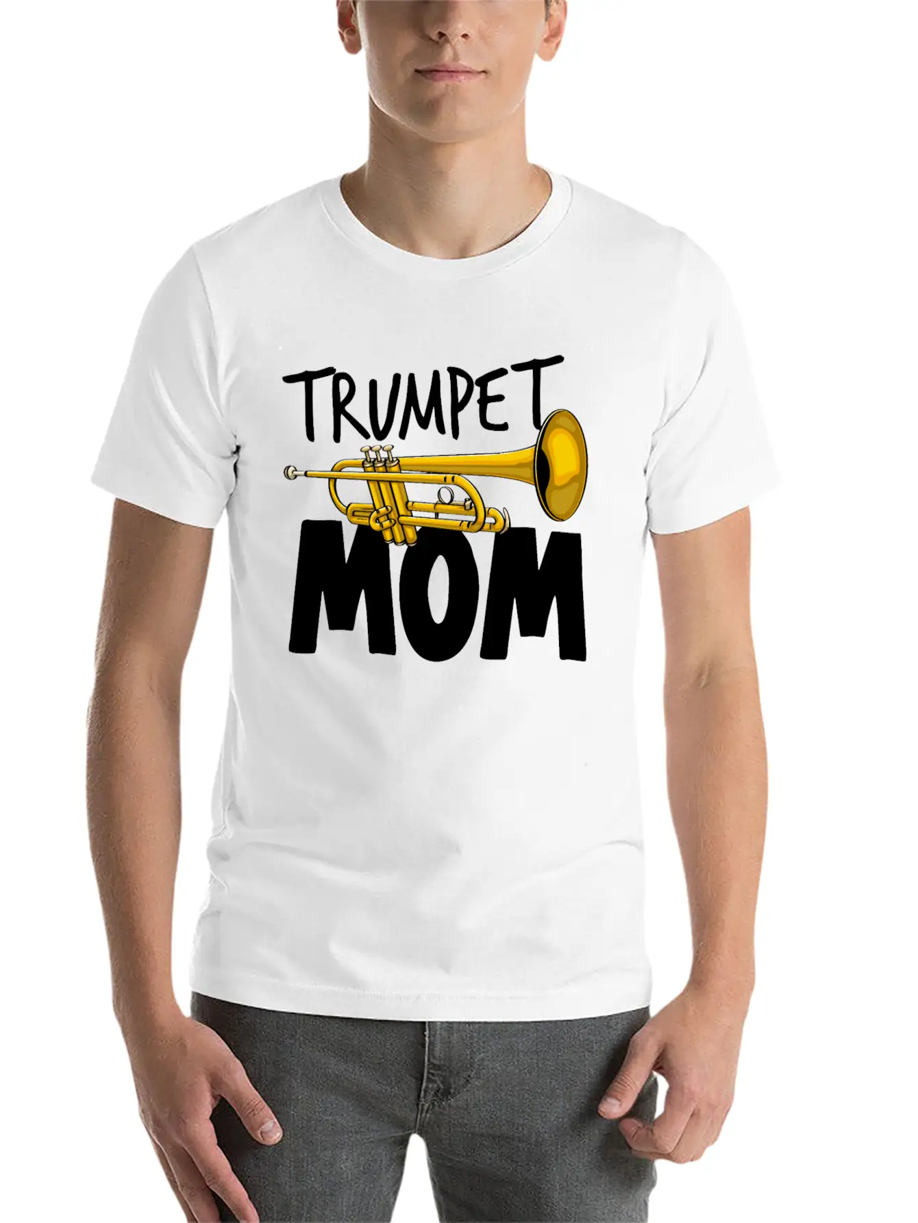 Trumpet Mom Stylish Everyday T-Shirt – Unisex Basic Cotton Tee