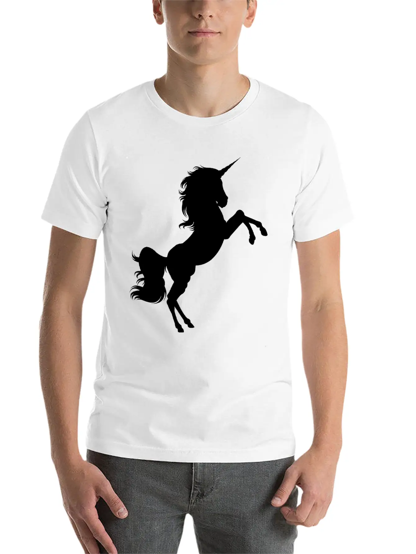 Unicorn Stylish Everyday T-Shirt – Unisex Basic Cotton Tee