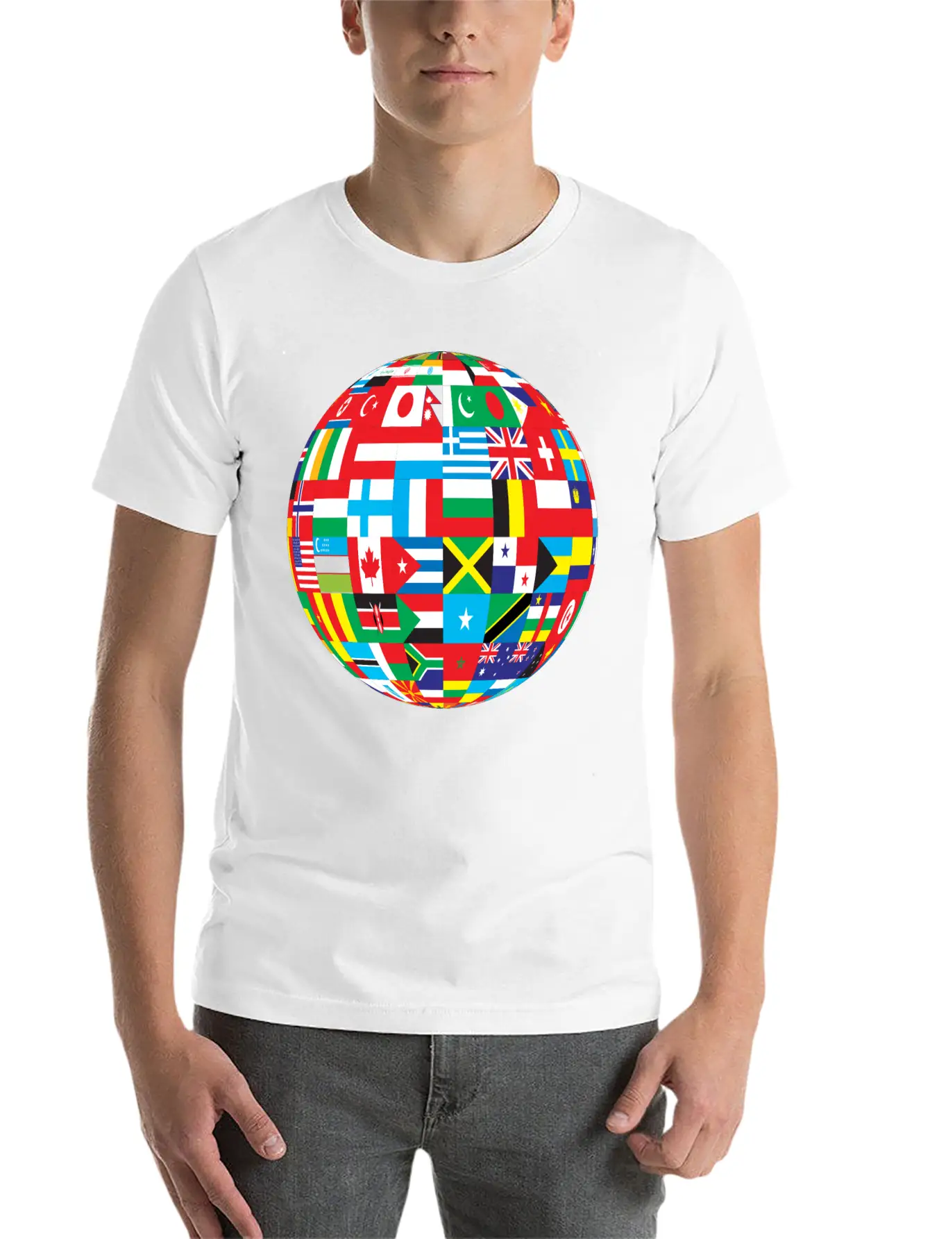 United Globe Stylish Everyday T-Shirt – Unisex Basic Cotton Tee