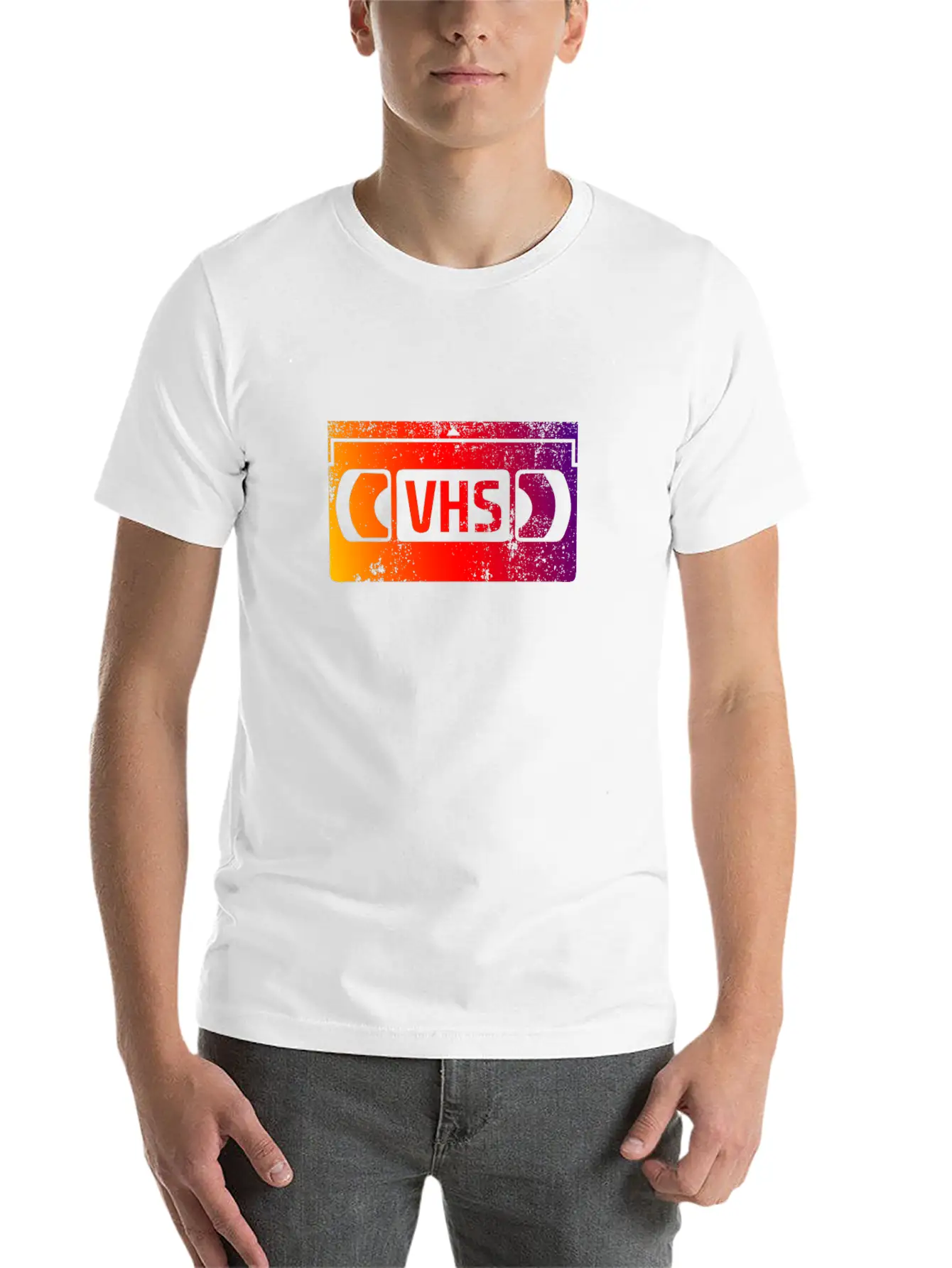 VHS Video Cassette Basic Graphic T-Shirt – Daily Comfort In Soft Cotton