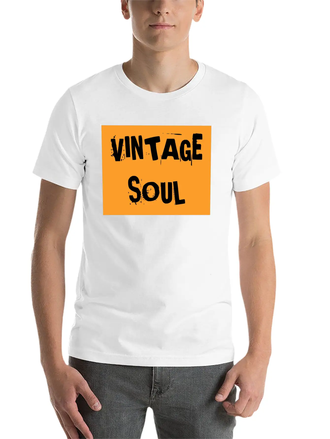 VINTAGE SOUL Stylish Everyday T-Shirt – Unisex Basic Cotton Tee