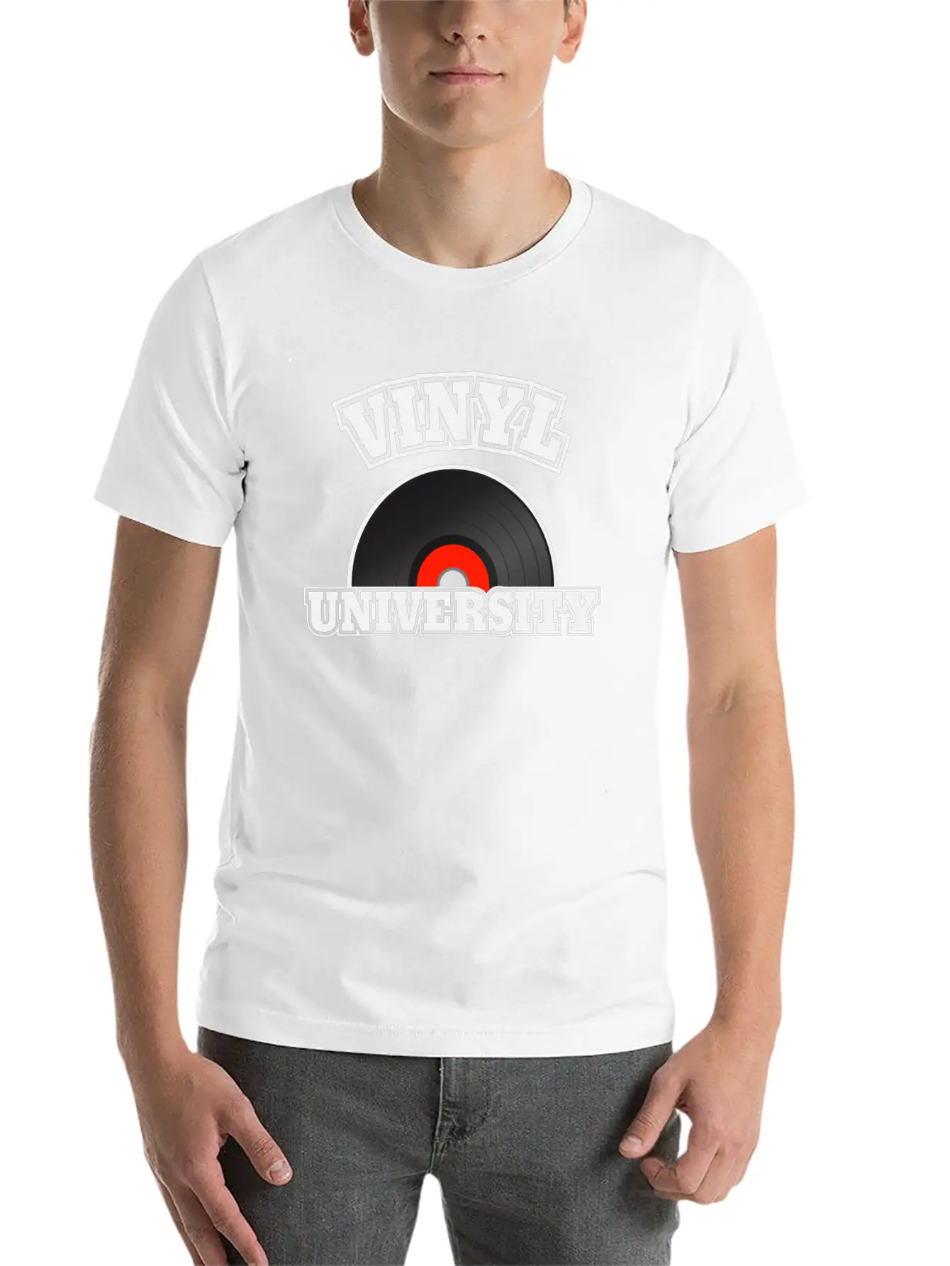Vinyl University Stylish Everyday T-Shirt – Unisex Basic Cotton Tee