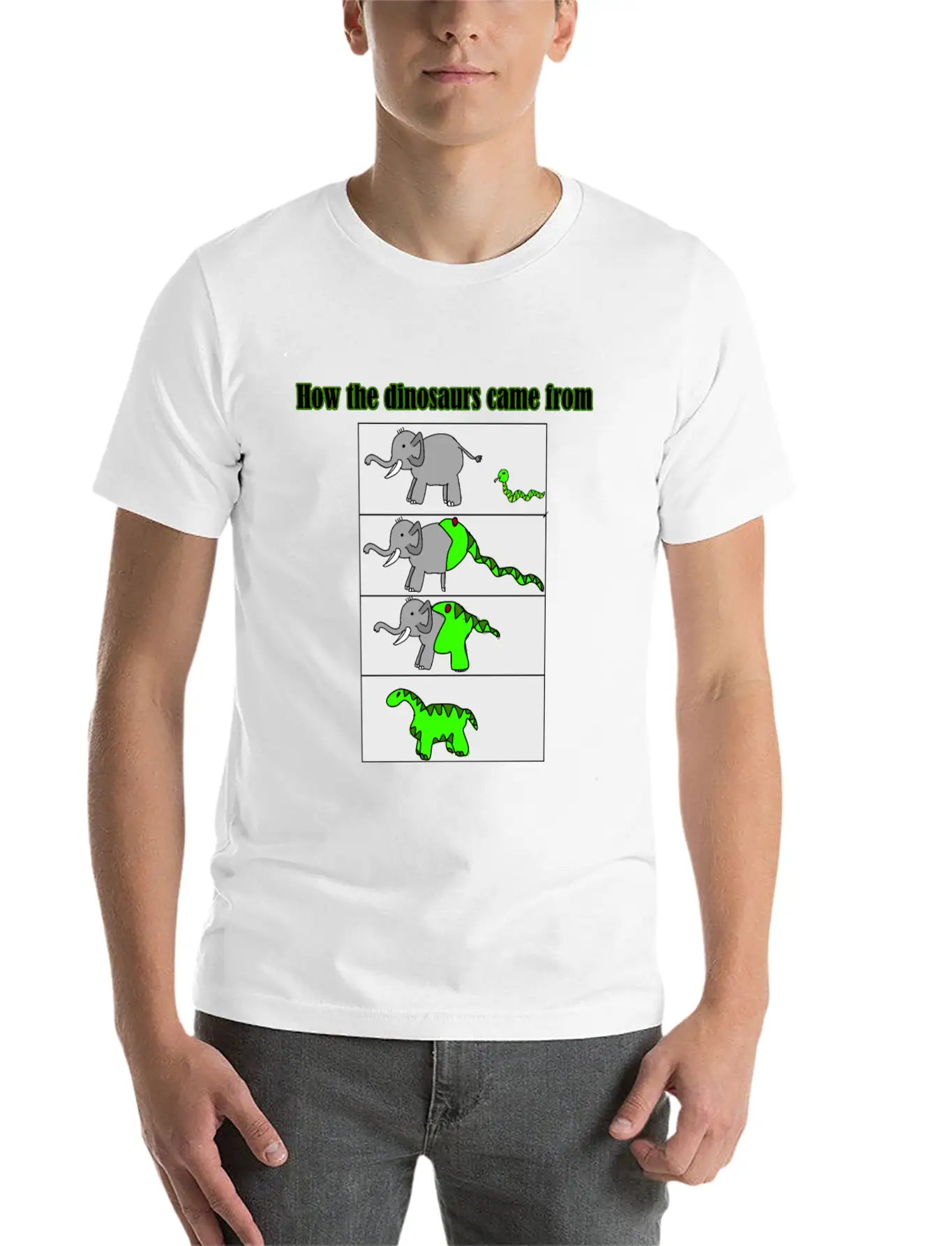 Where The Dinosaurs Came From Stylish Everyday T-Shirt – Unisex Basic Cotton Tee