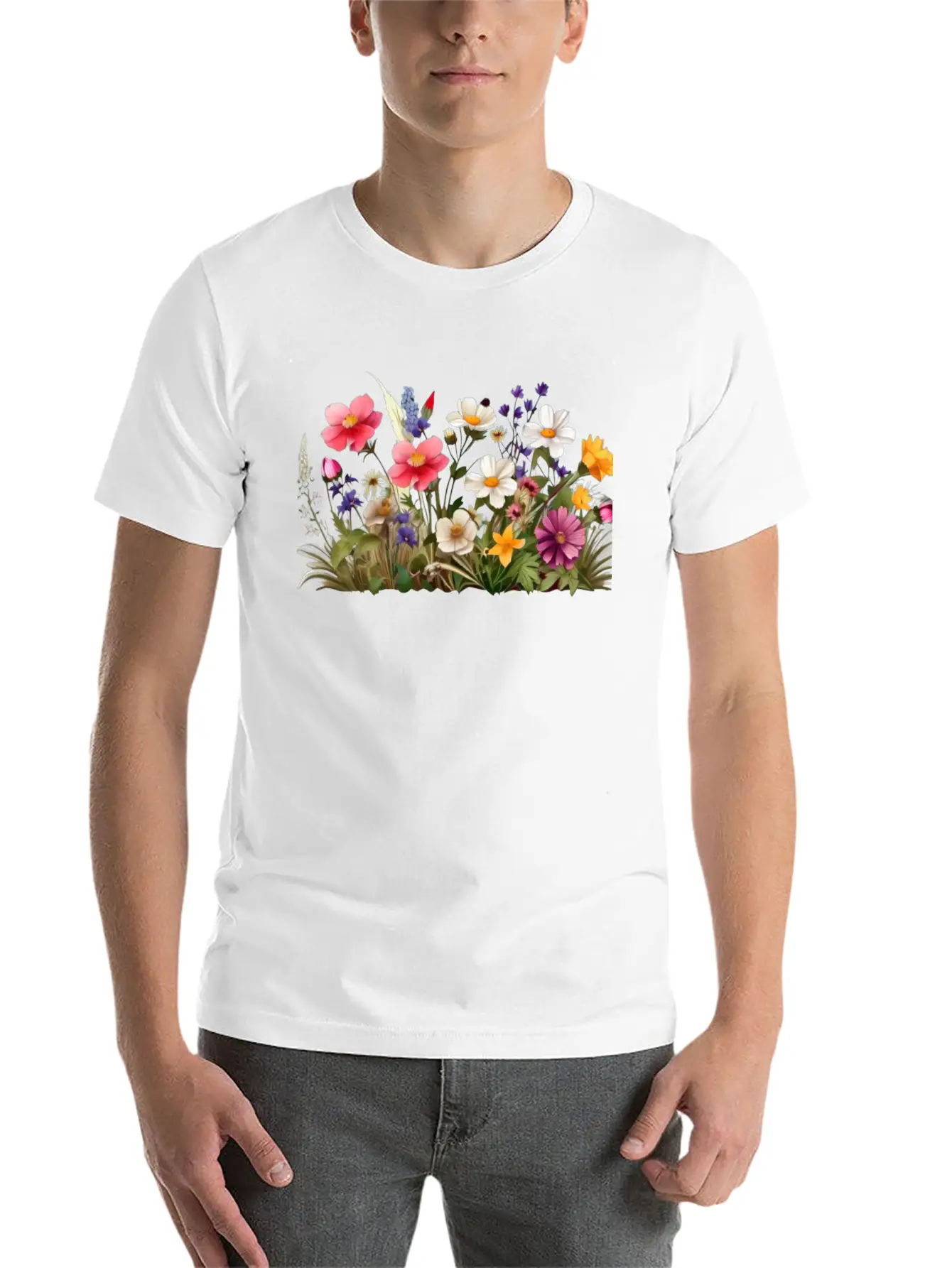 Wildflowers Basic Graphic T-Shirt – Daily Comfort In Soft Cotton