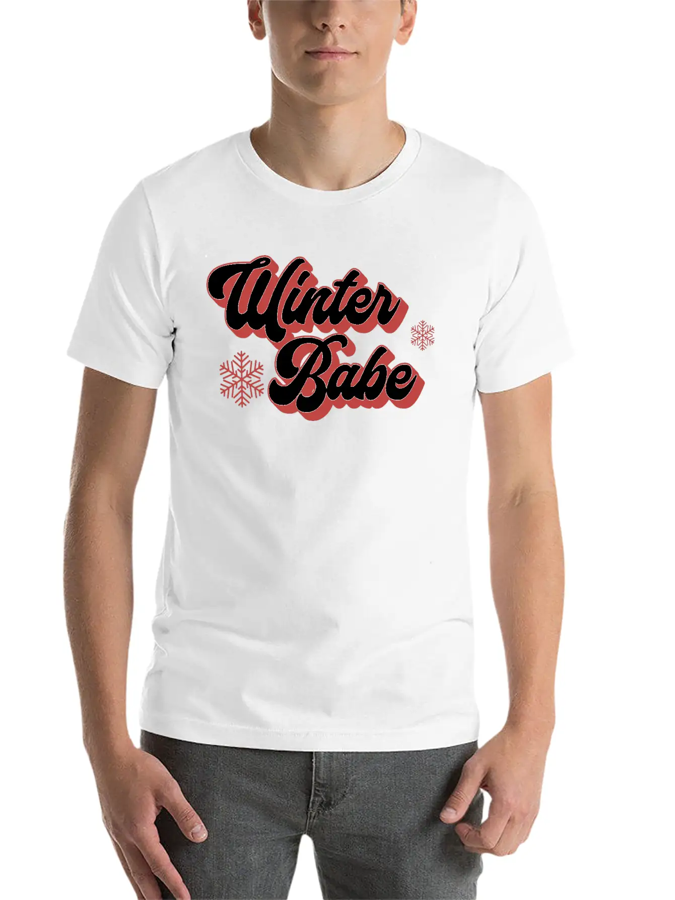 Winter Babe Basic Graphic T-Shirt – Daily Comfort In Soft Cotton