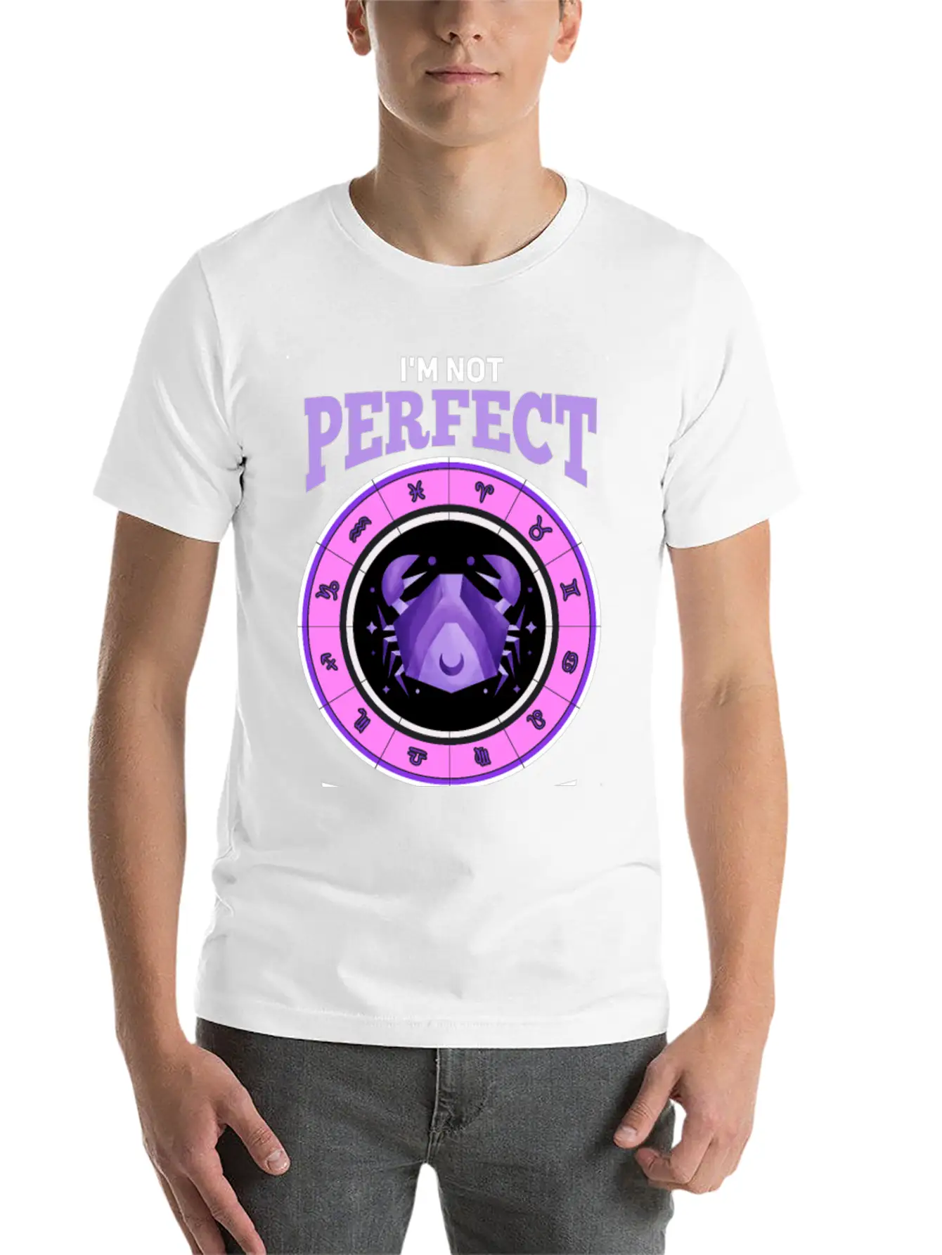 Zodiac Cancer Stylish Everyday T-Shirt – Unisex Basic Cotton Tee