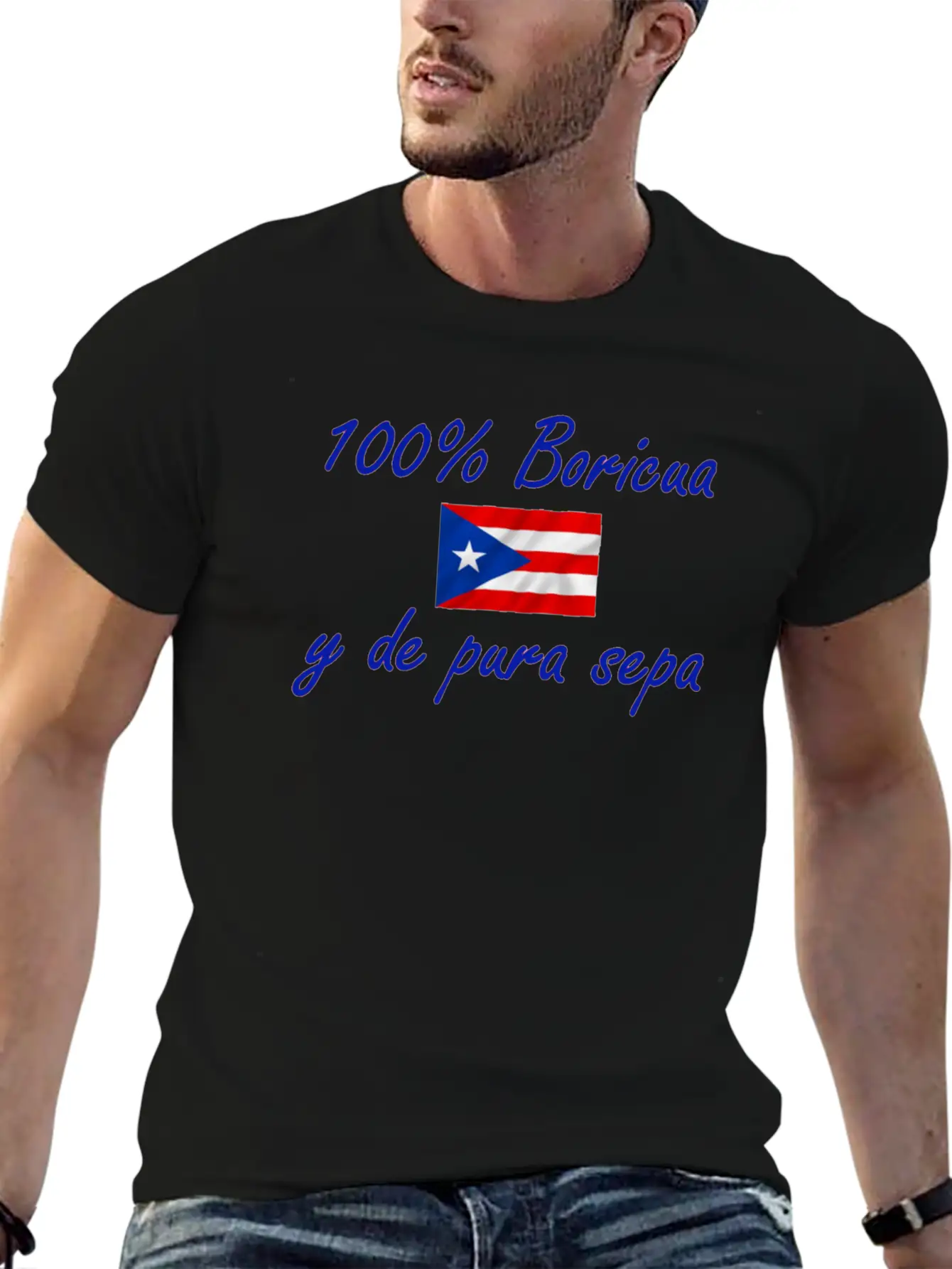 100 Percent Boricua Stylish Everyday T-Shirt – Unisex Basic Cotton Tee