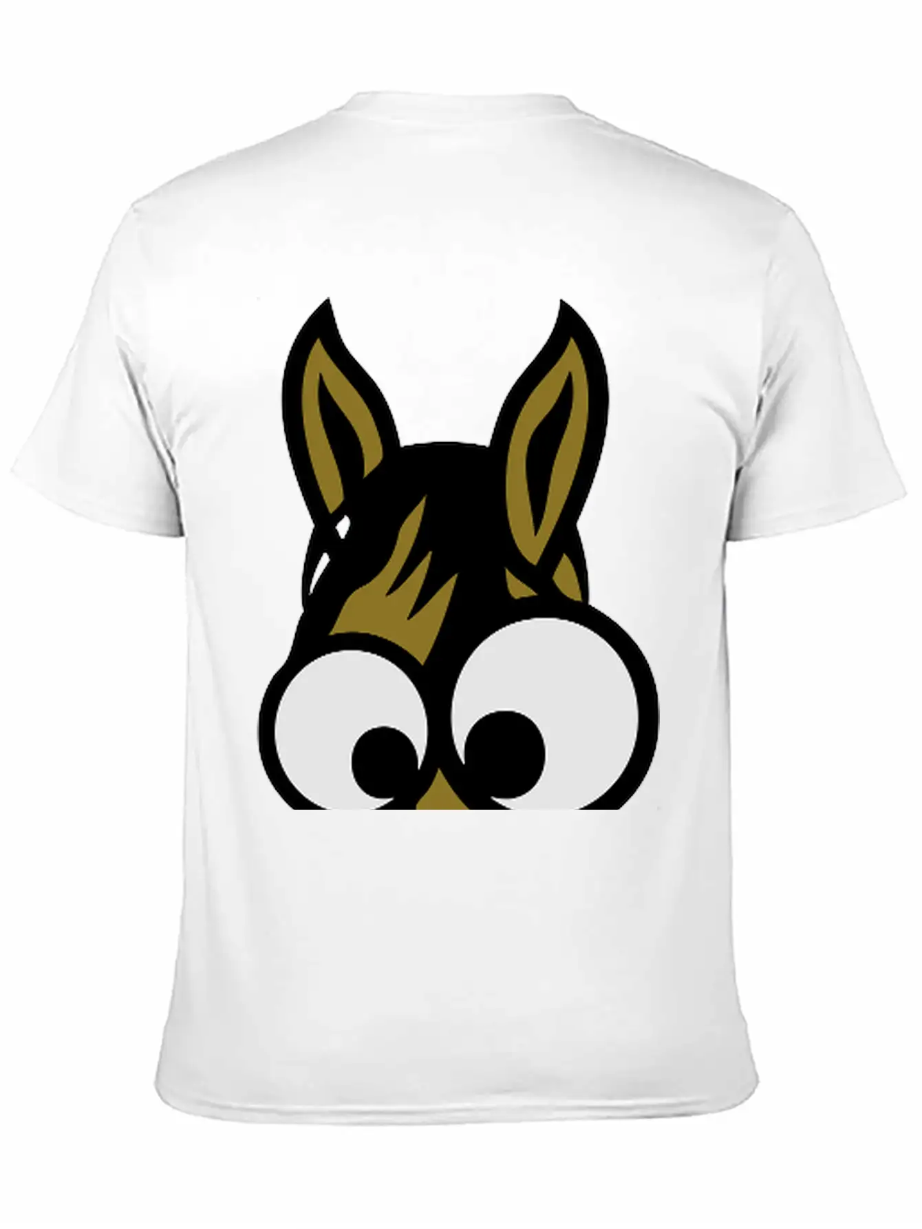 1010 Animal Horse Funny Face Essential Cotton Tee For Daily Outfits – Unisex Style
