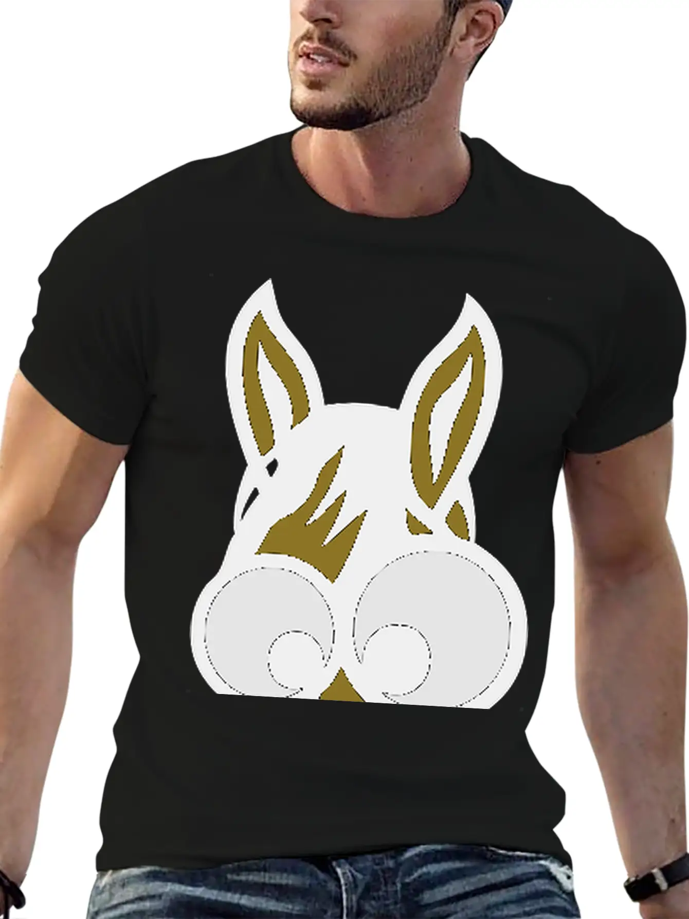 1010 Animal Horse Funny Face Essential Cotton Tee For Daily Outfits – Unisex Style