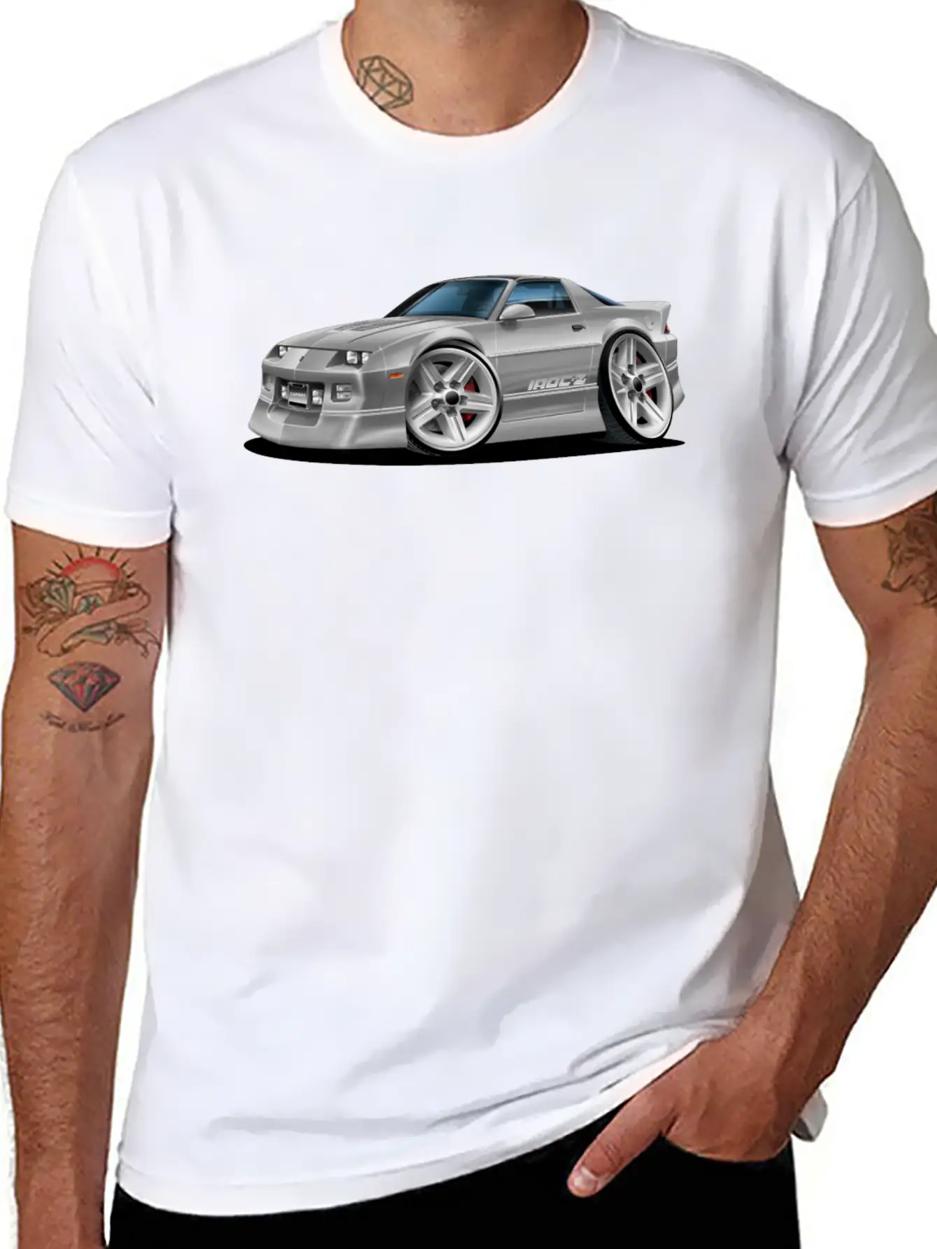 1982-92 Chevy Camaro Silver Car Stylish Everyday T-Shirt – Unisex Basic Cotton Tee