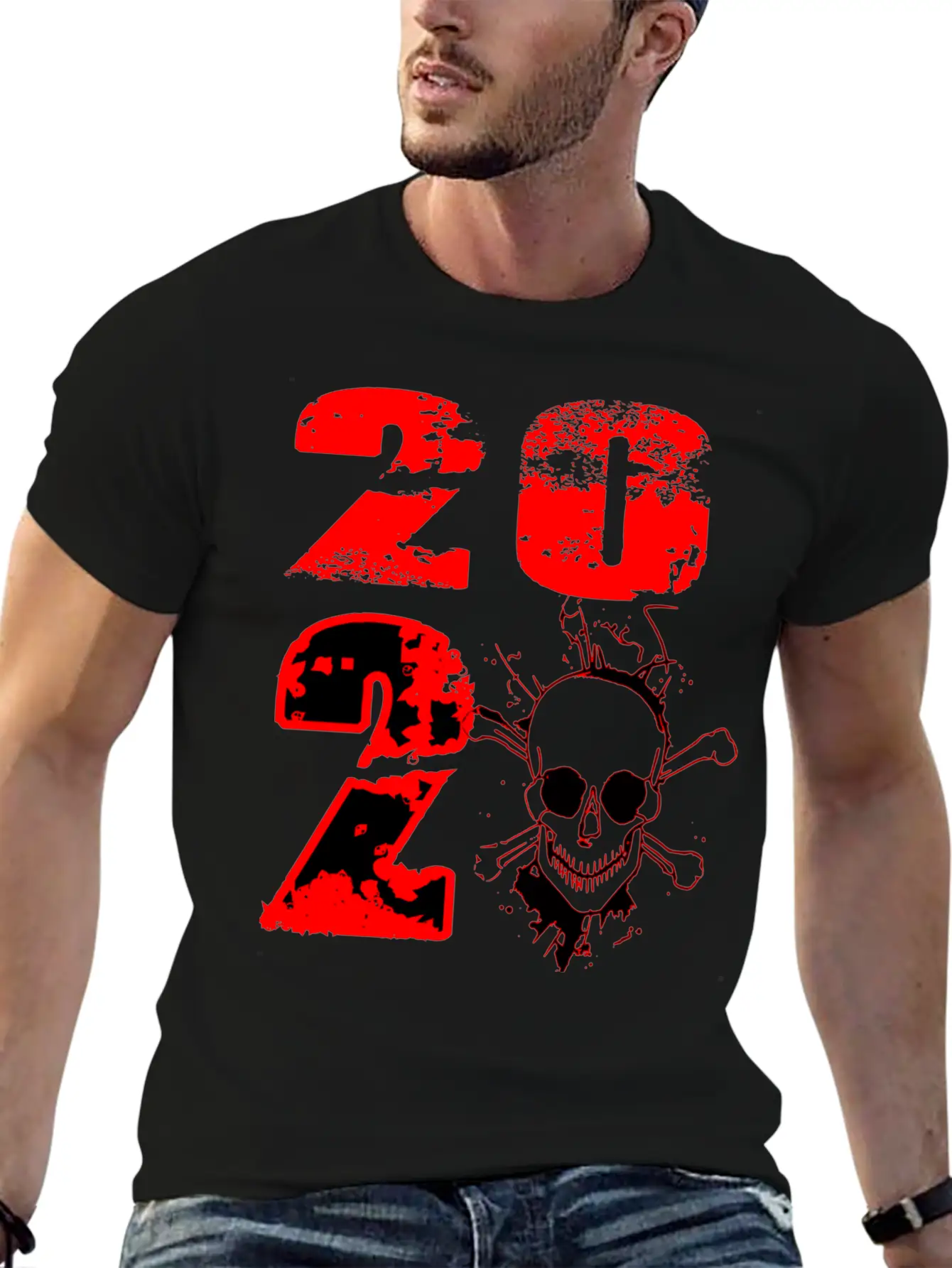 2020 - Skull Casual Graphic T-Shirt – Simple And Comfortable Daily Wear