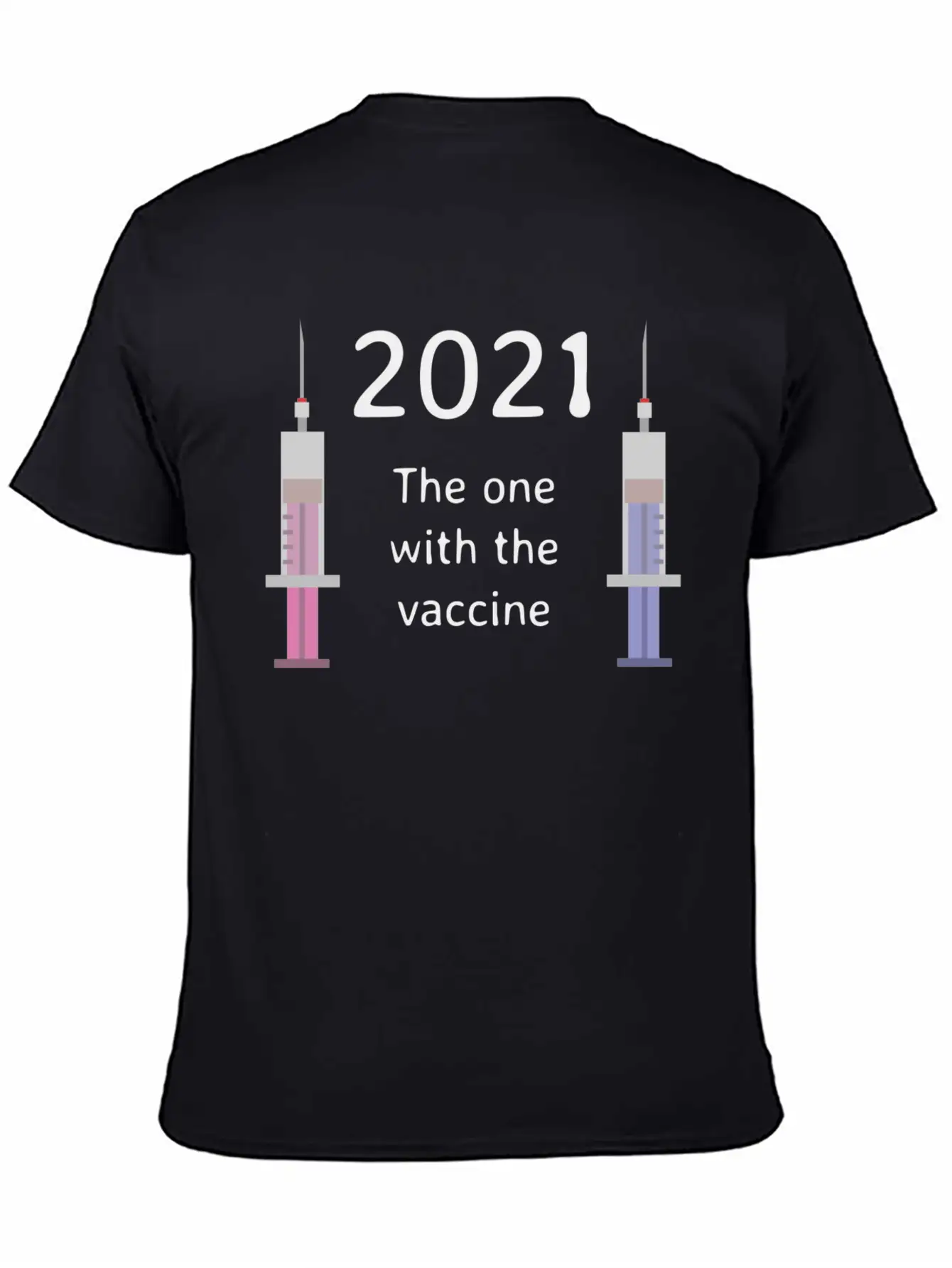 2021 - The One With The Vaccine Stylish Everyday T-Shirt – Unisex Basic Cotton Tee