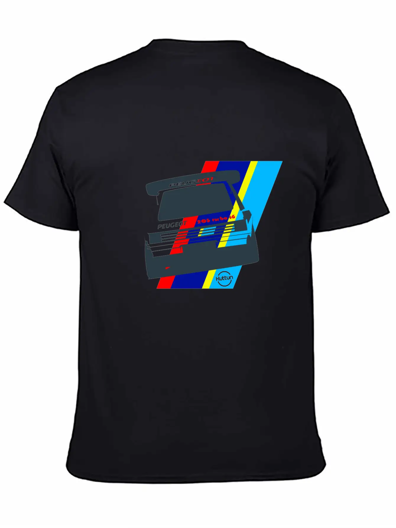 205 T16 EVO Group B Rally Car Stylish Everyday T-Shirt – Unisex Basic Cotton Tee