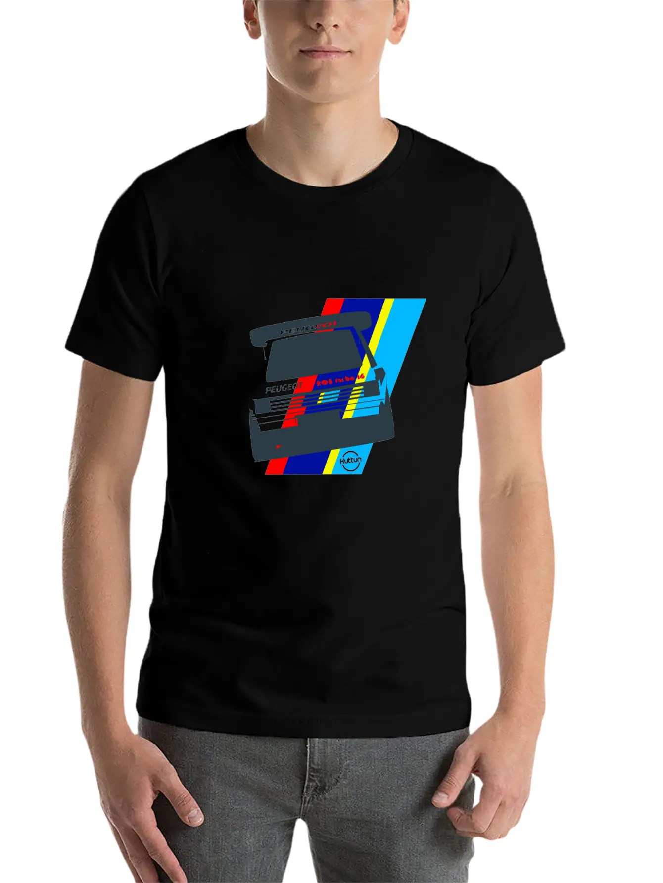 205 T16 EVO Group B Rally Car Stylish Everyday T-Shirt – Unisex Basic Cotton Tee