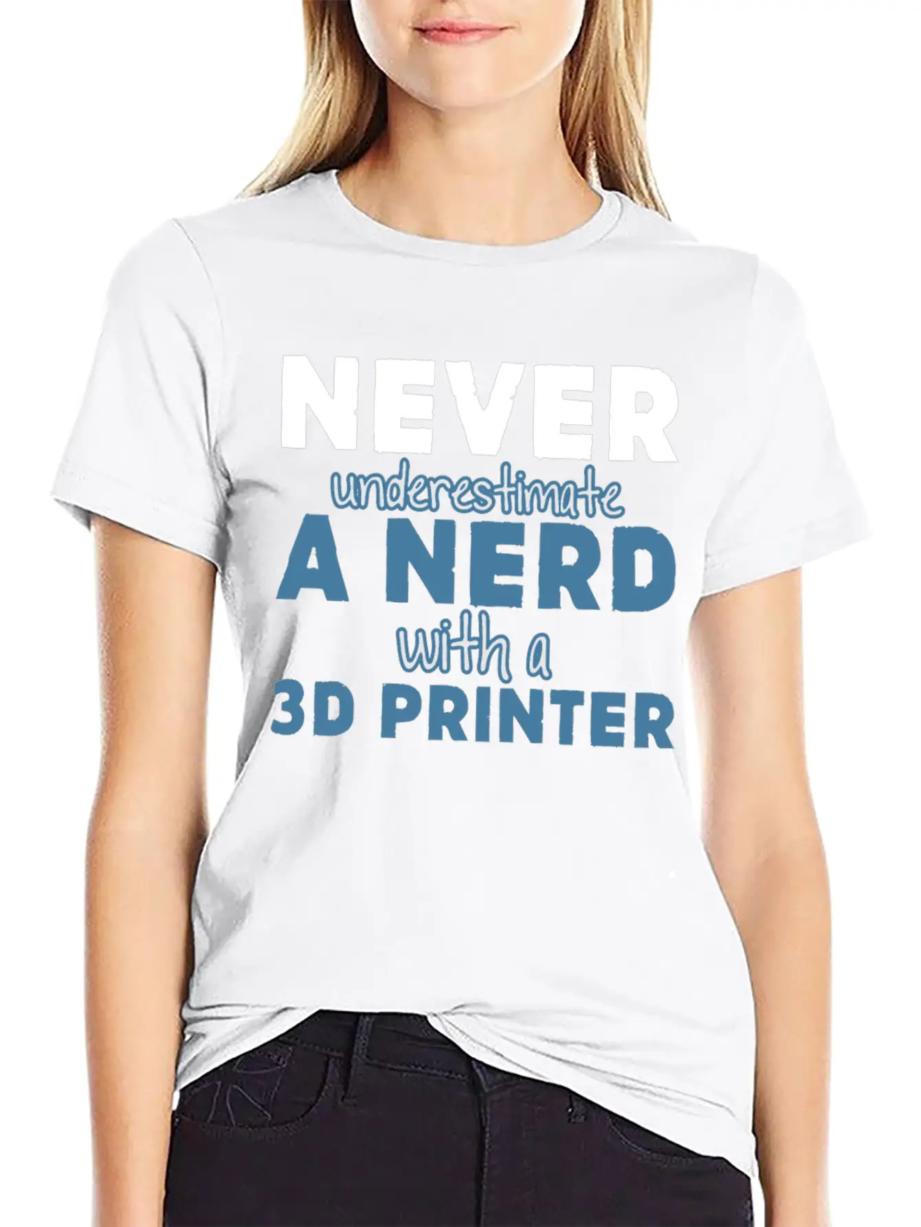 3D Printing Saying | Printer Print Nerd Geek Stylish Everyday T-Shirt – Unisex Basic Cotton Tee