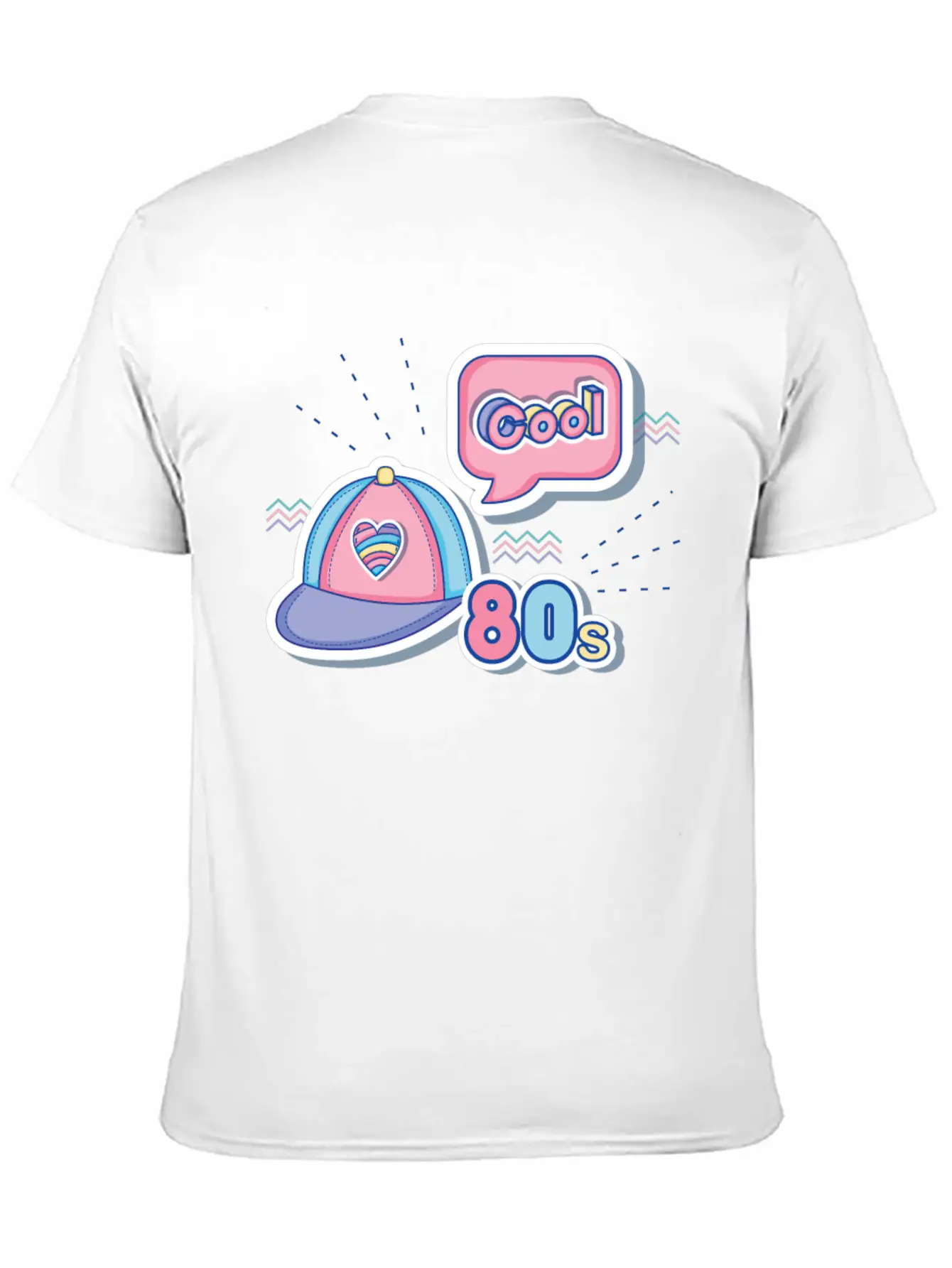 80s Retro Costume Outfit Mottoparty Gift Stylish Everyday T-Shirt – Unisex Basic Cotton Tee