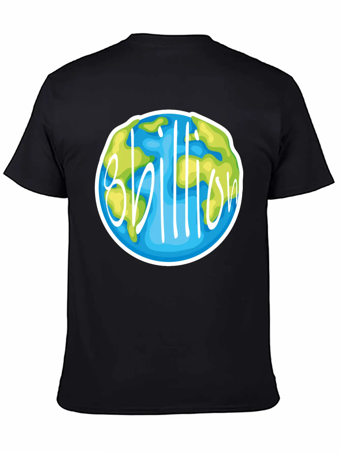 8billion Earth Basic Graphic T-Shirt – Daily Comfort In Soft Cotton