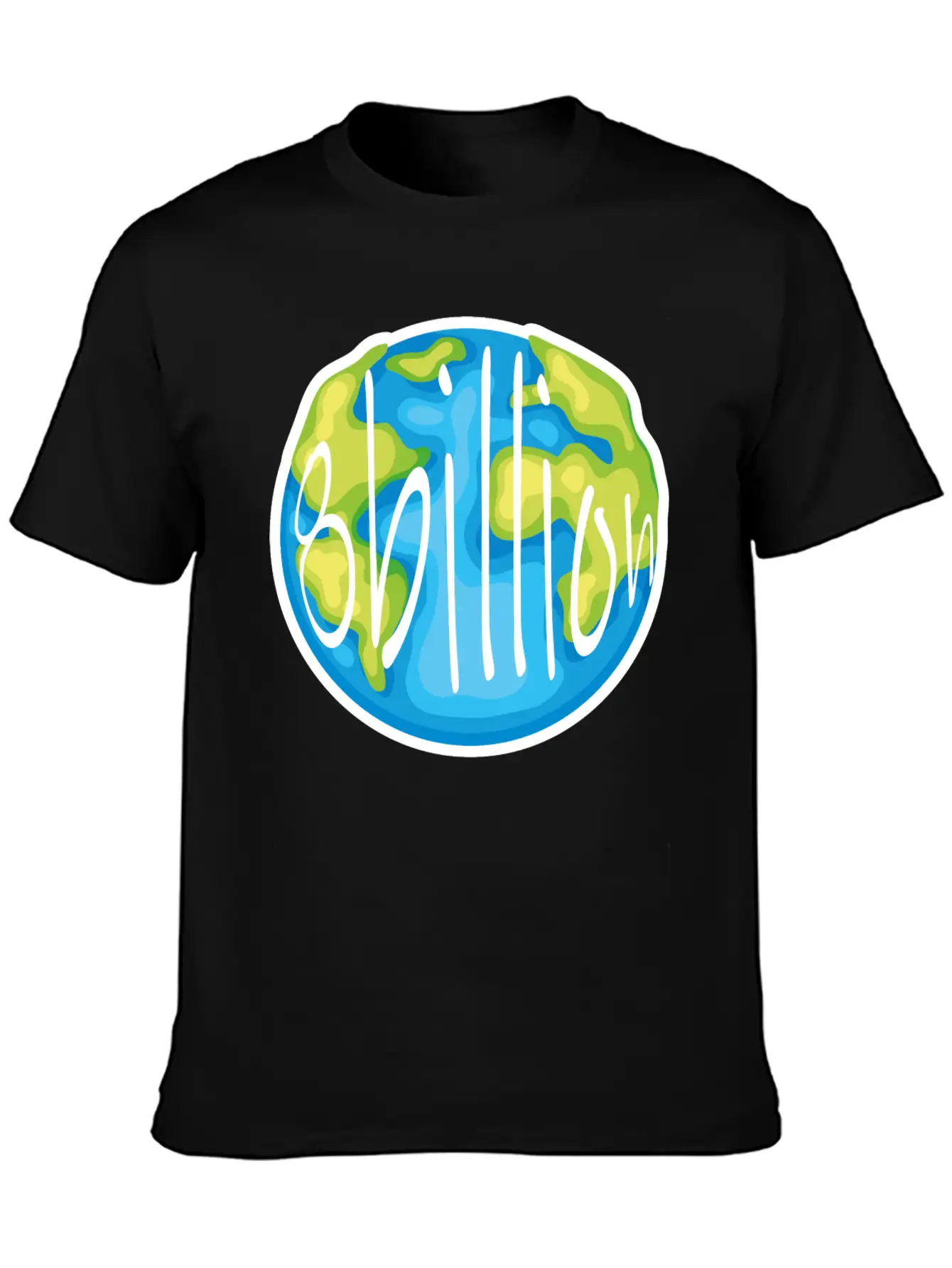 8billion Earth Basic Graphic T-Shirt – Daily Comfort In Soft Cotton