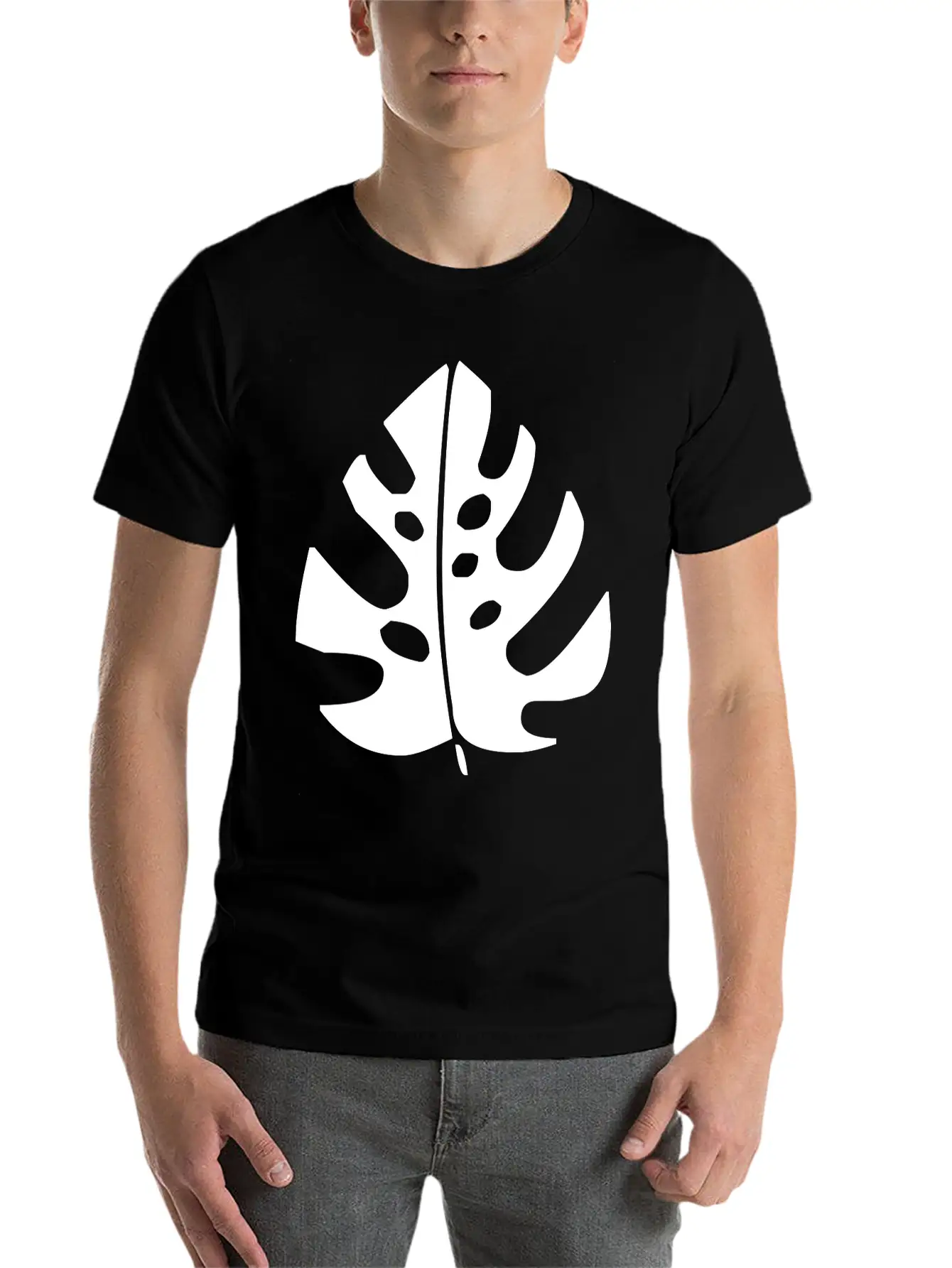 A Fern Leaf Simple Everyday Graphic Tee – Lightweight Summer Wear