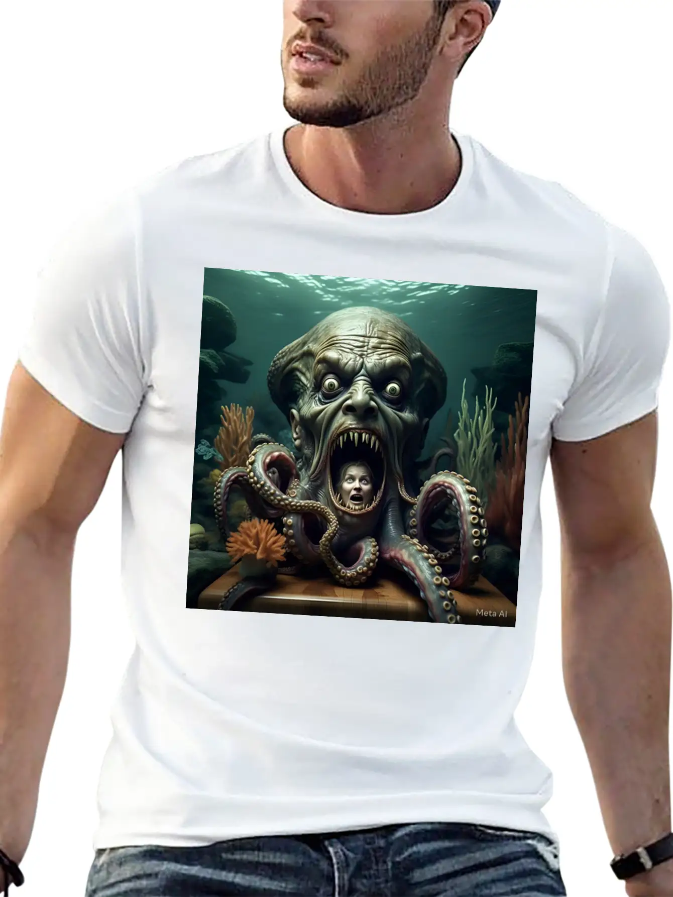 A Hyper Realistic Cinematic Close Up Of A Creature Basic Graphic T-Shirt – Daily Comfort In Soft Cotton