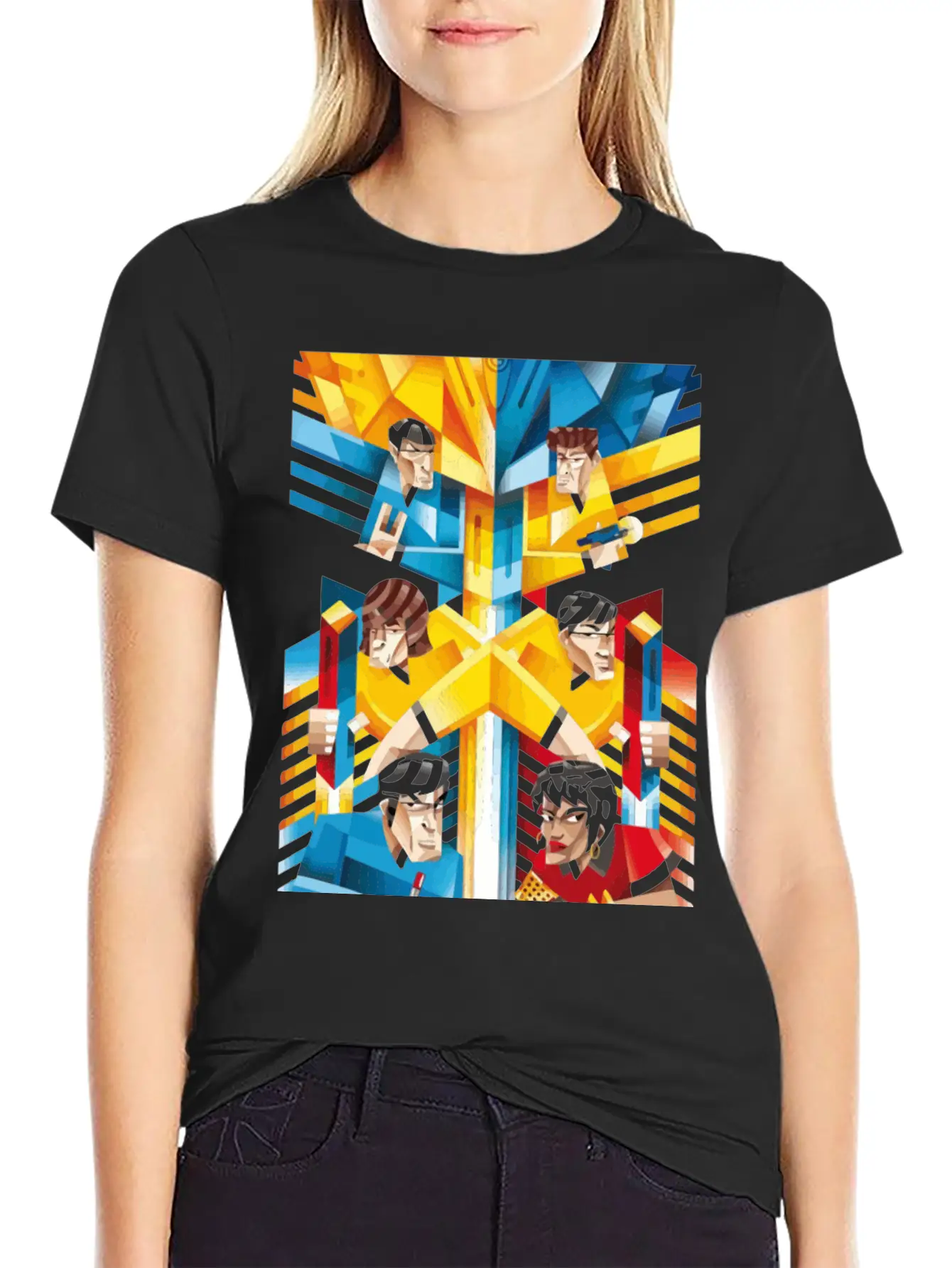 A Team And A Spaceship Tshirt Basic Graphic T-Shirt – Daily Comfort In Soft Cotton