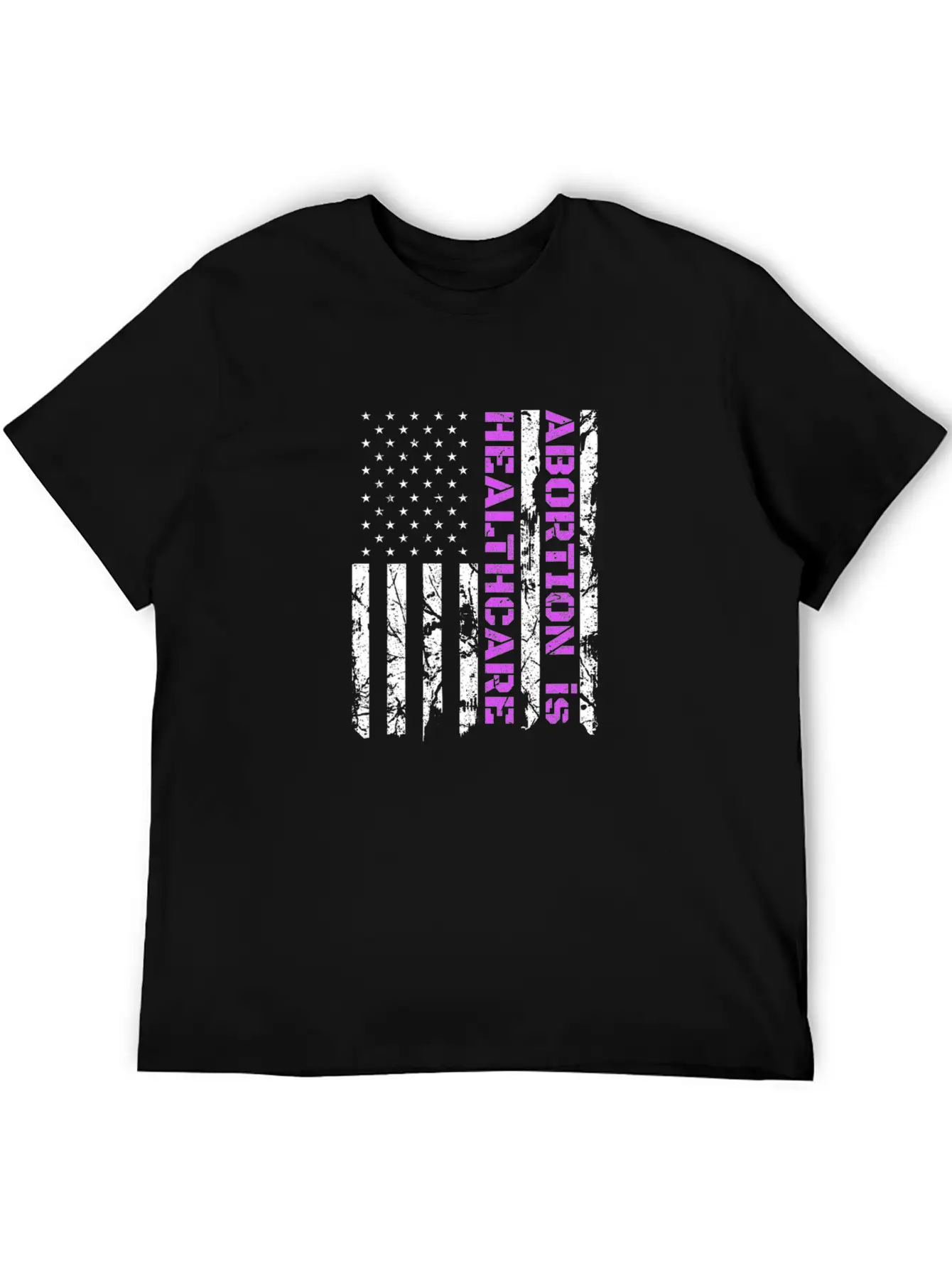 Abortion Is Healthcare Pro Choice American Flag Basic Graphic T-Shirt – Daily Comfort In Soft Cotton