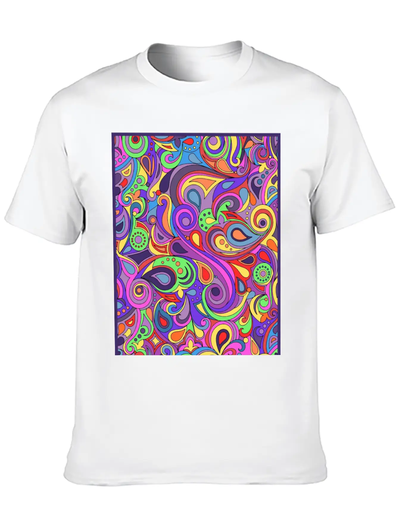 Abstract Simple Everyday Graphic Tee – Lightweight Summer Wear