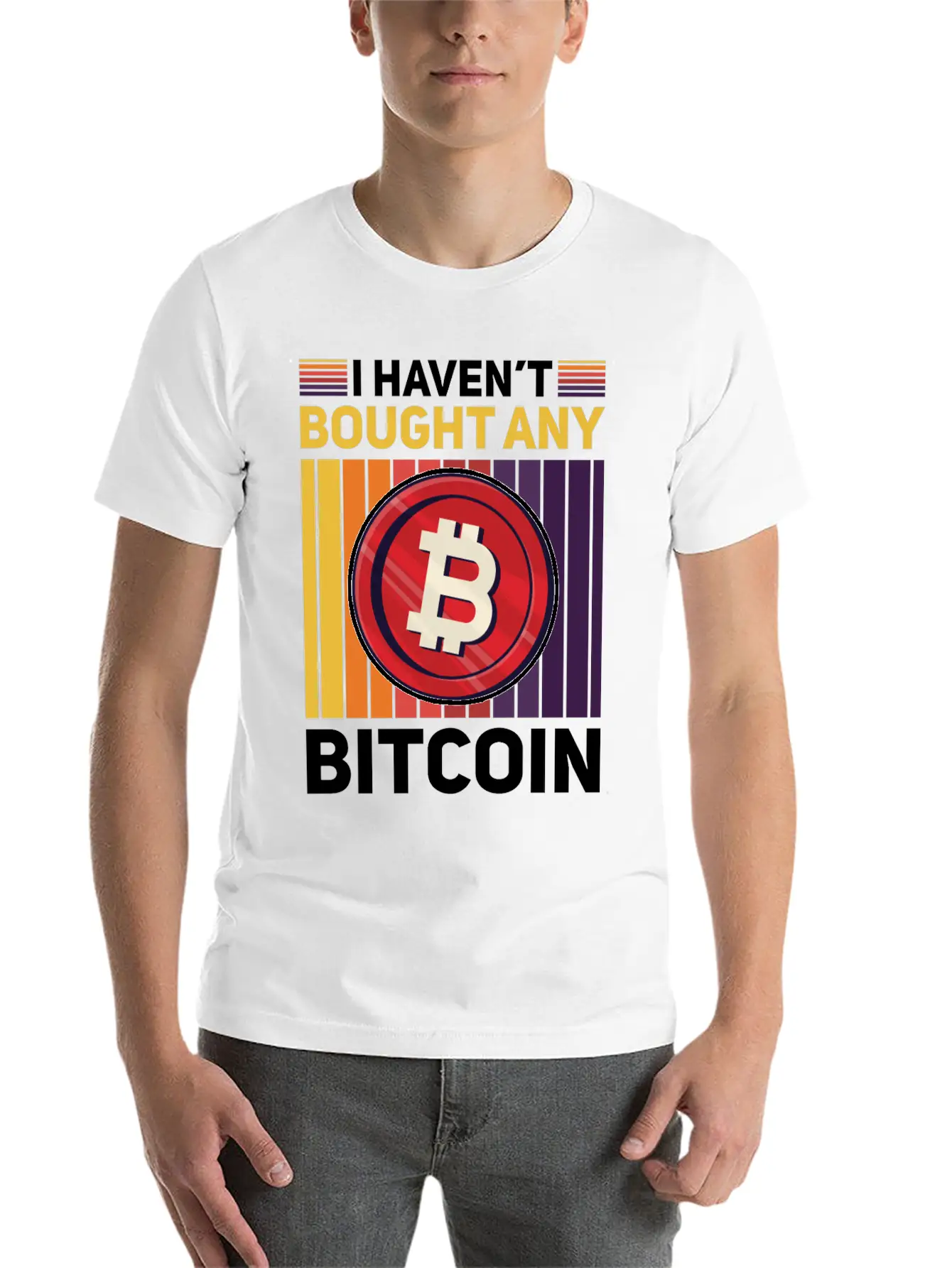 Accept Bitcoin Funny Cryptocurrency Crypto Havent Simple Everyday Graphic Tee – Lightweight Summer Wear