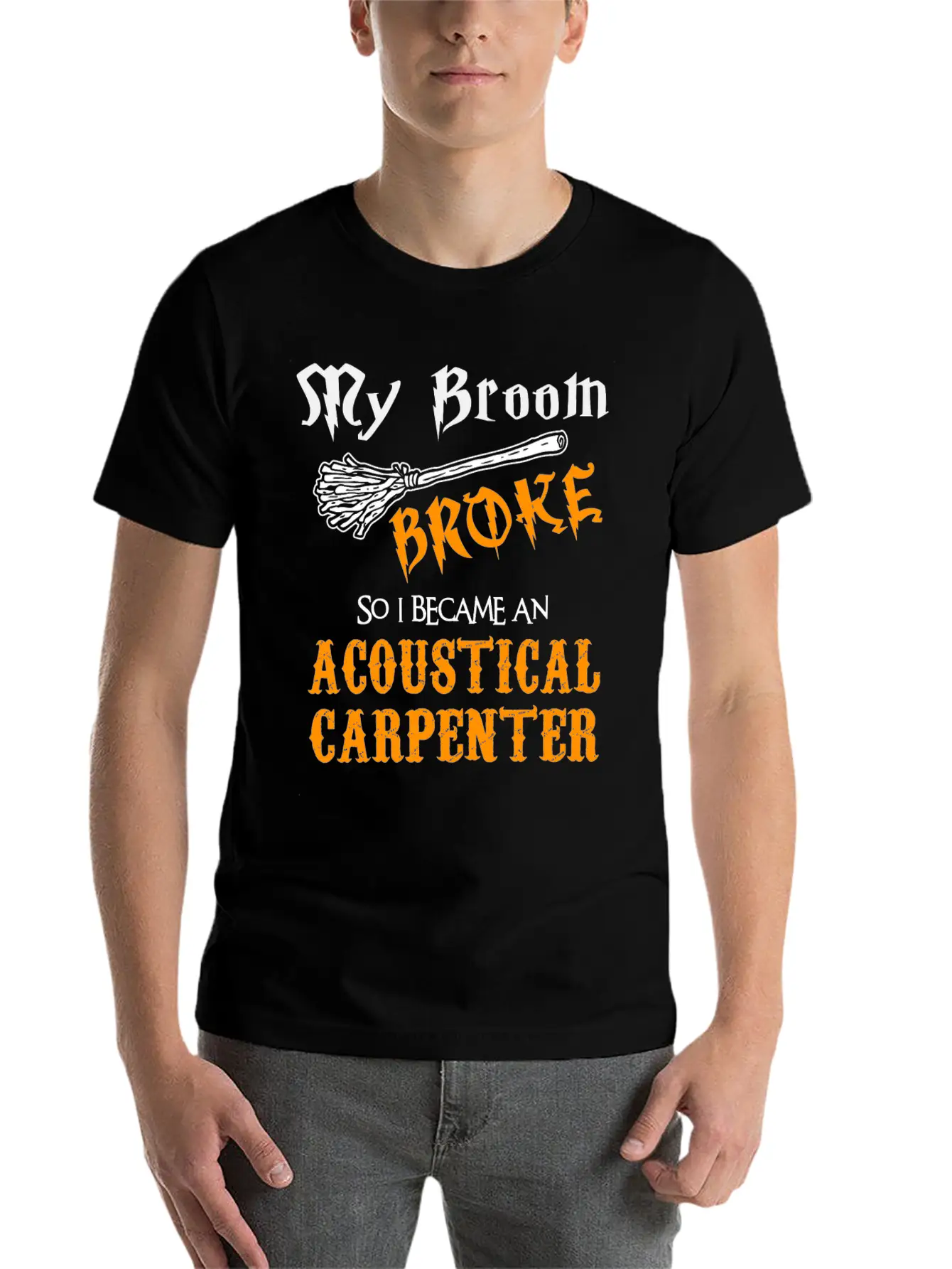 Acoustical Carpenter Stylish Everyday T-Shirt – Unisex Basic Cotton Tee