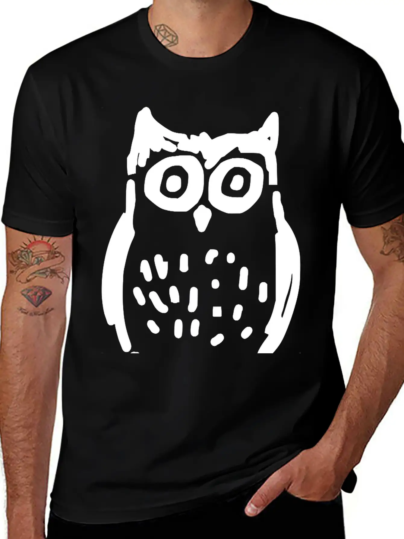 Adorable Owl Stylish Everyday T-Shirt – Unisex Basic Cotton Tee
