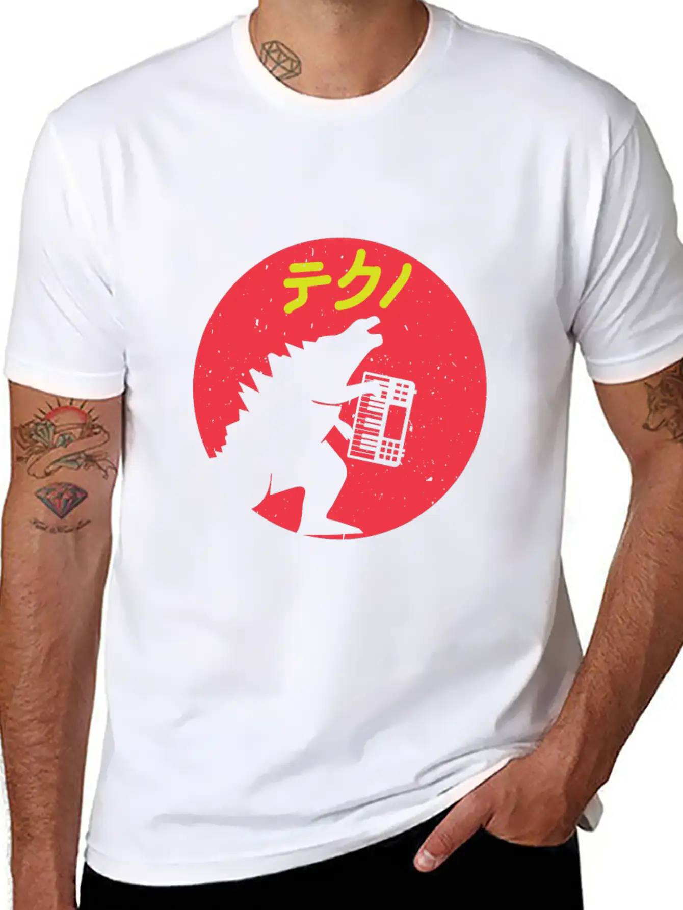 ADSR Modular Life Bass Kick Basic Graphic T-Shirt – Daily Comfort In Soft Cotton