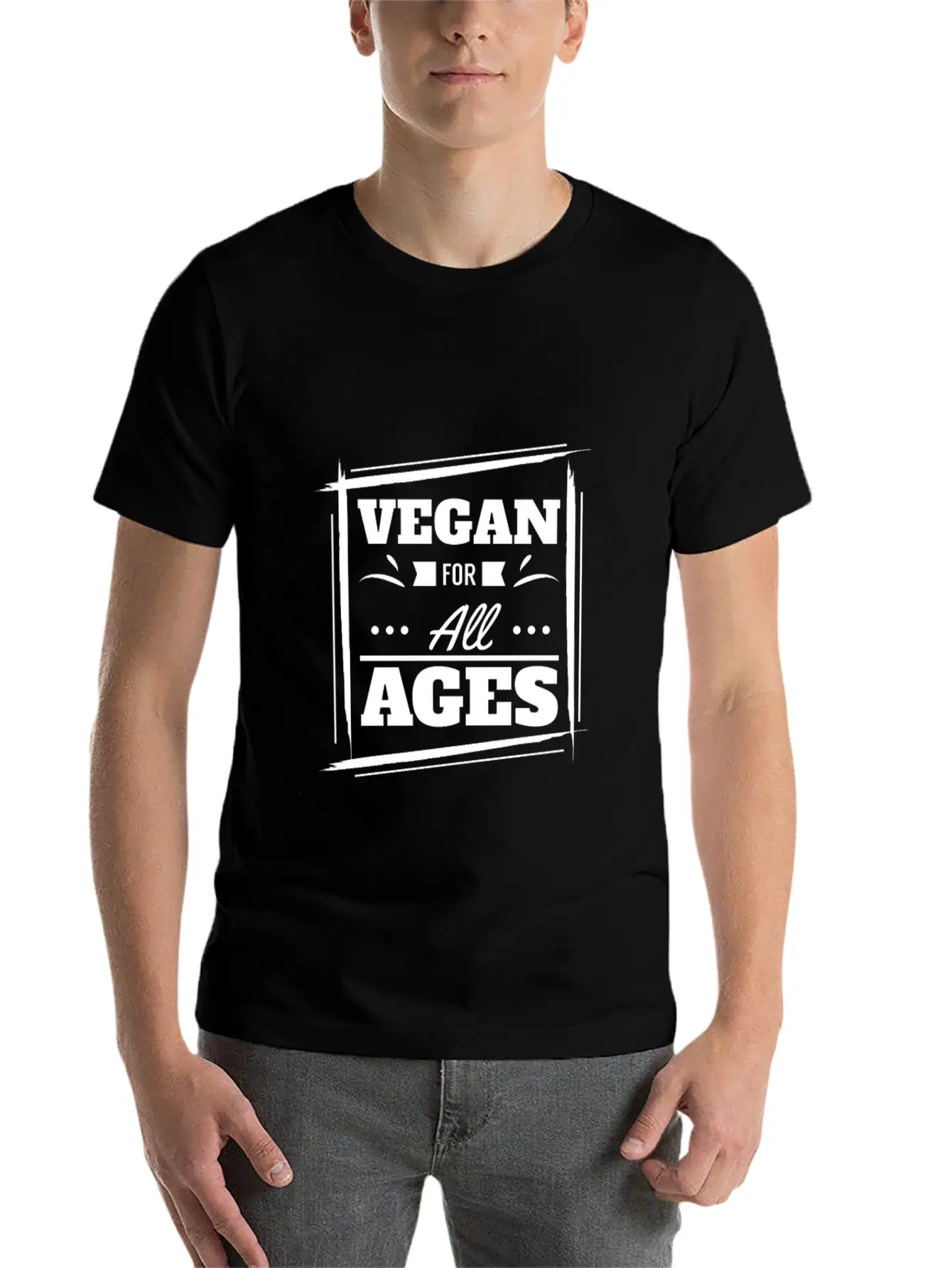 Ages Vegan Gift Idea Stylish Everyday T-Shirt – Unisex Basic Cotton Tee