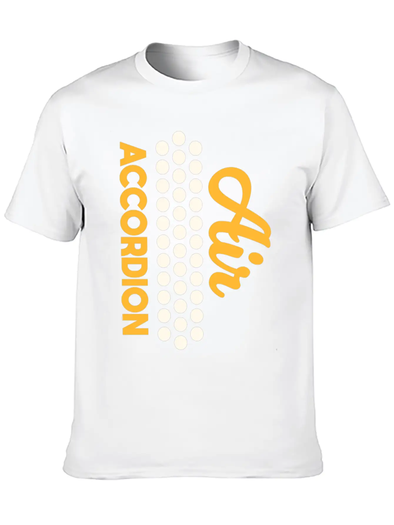 Air Accordion, Musician, Playing Accordion Basic Graphic T-Shirt – Daily Comfort In Soft Cotton