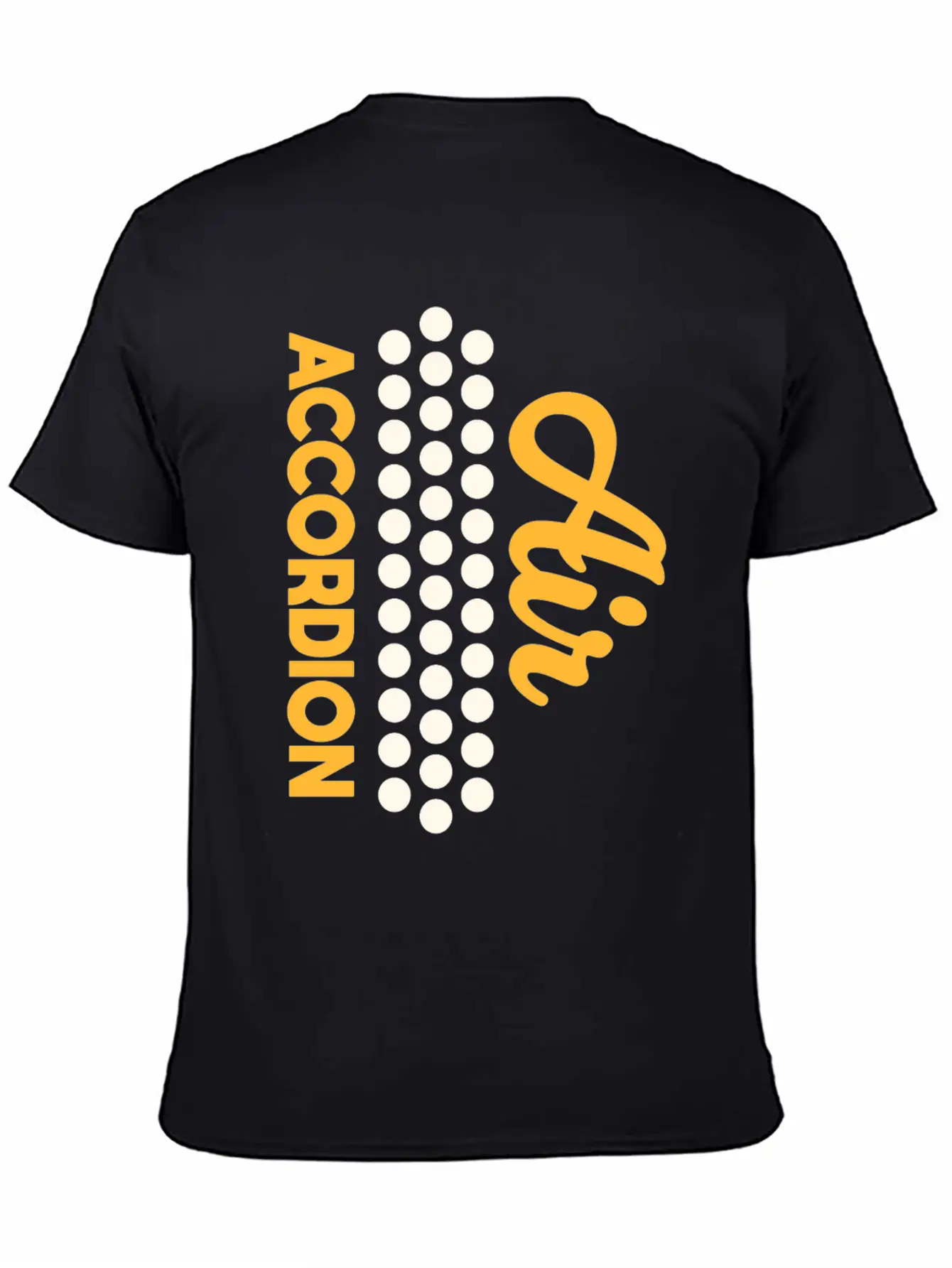 Air Accordion, Musician, Playing Accordion Basic Graphic T-Shirt – Daily Comfort In Soft Cotton