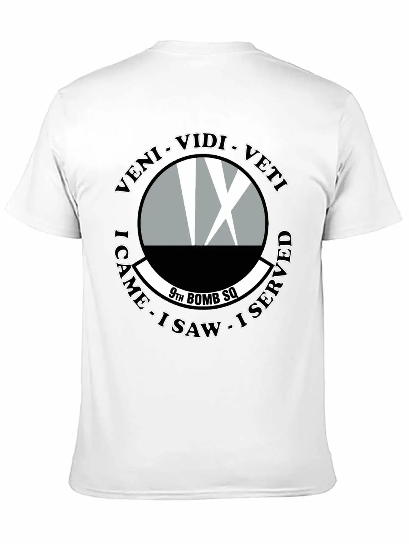 Air Force 9Th Bomb Squadron Insignia Basic Graphic T-Shirt – Daily Comfort In Soft Cotton