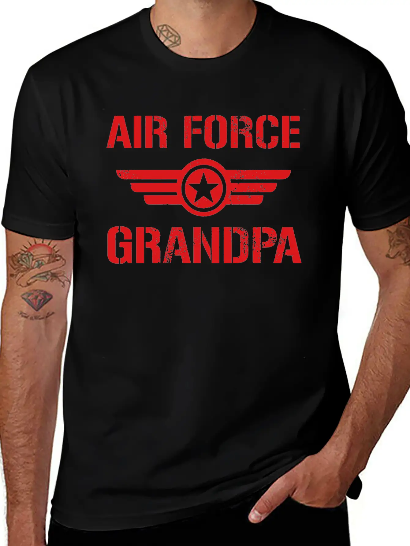Air Force Grandpa Stylish Everyday T-Shirt – Unisex Basic Cotton Tee
