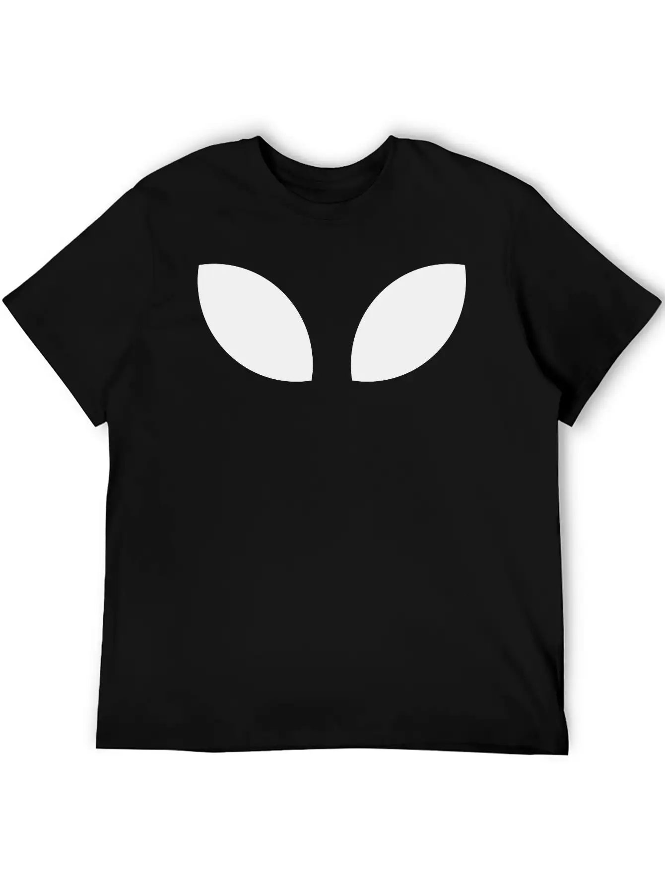 Alien Eyes, They Are Here Basic Graphic T-Shirt – Daily Comfort In Soft Cotton