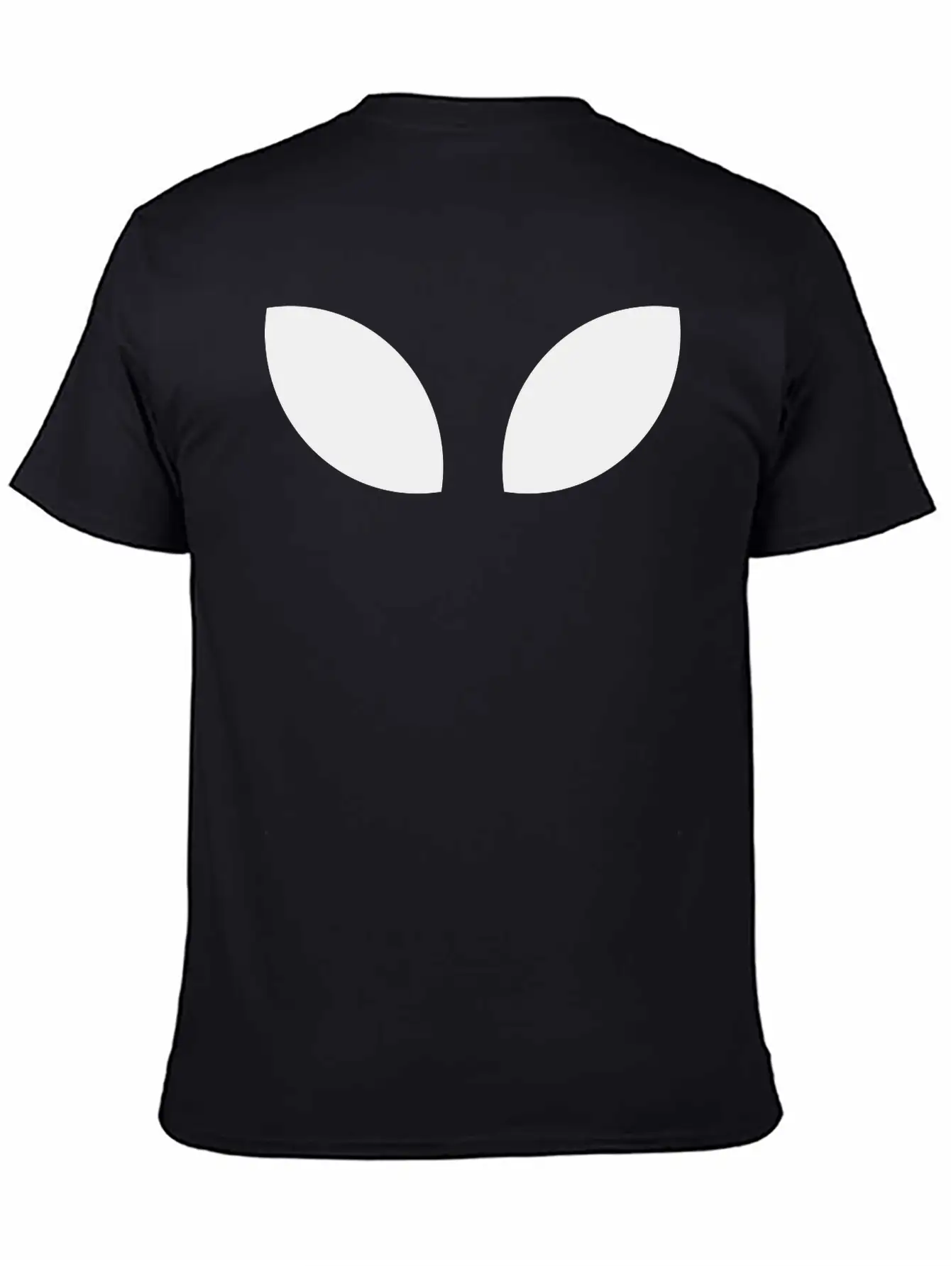 Alien Eyes, They Are Here Basic Graphic T-Shirt – Daily Comfort In Soft Cotton