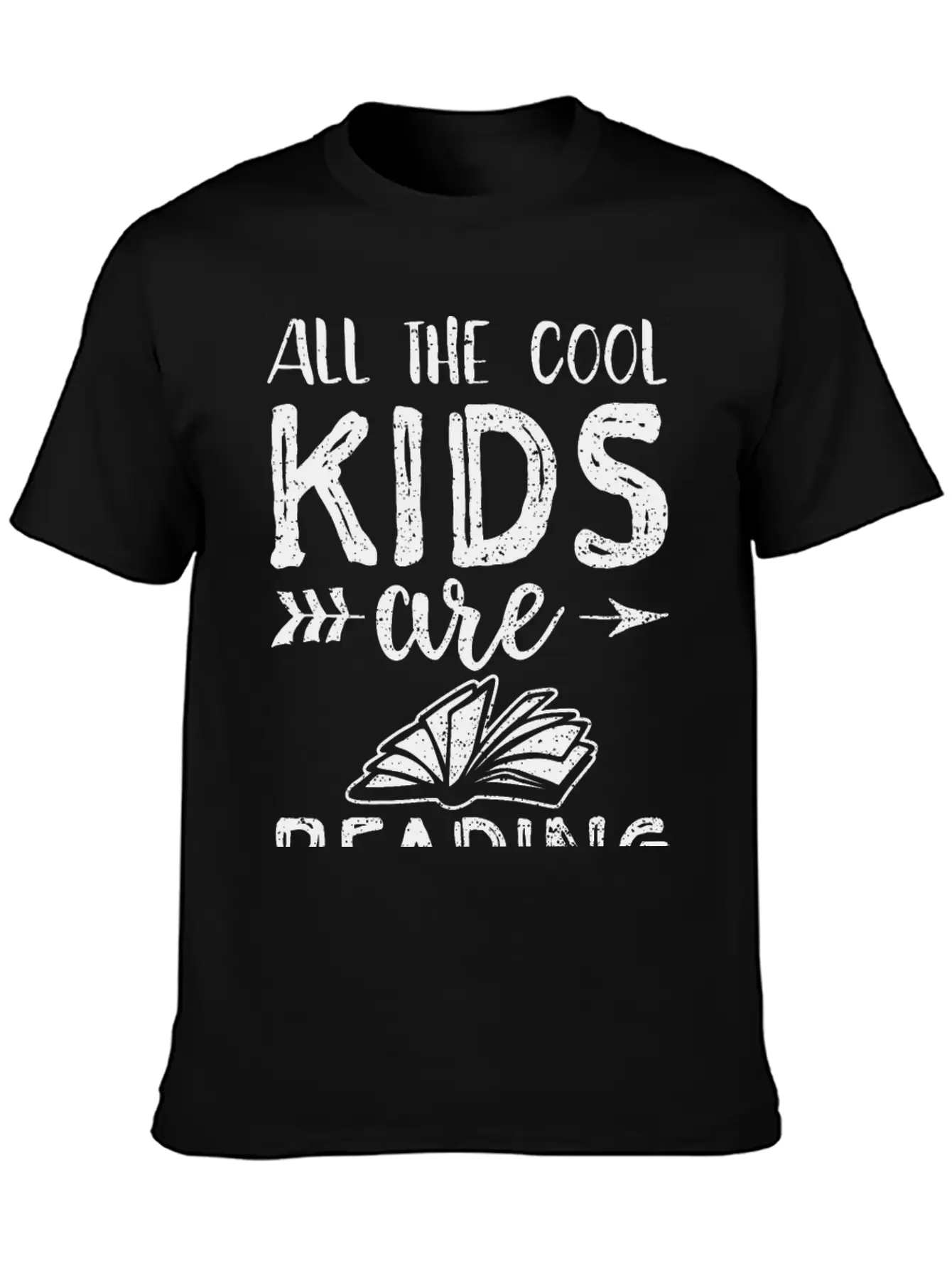 All The Cool Kids Are Reading - Reading Basic Graphic T-Shirt – Daily Comfort In Soft Cotton