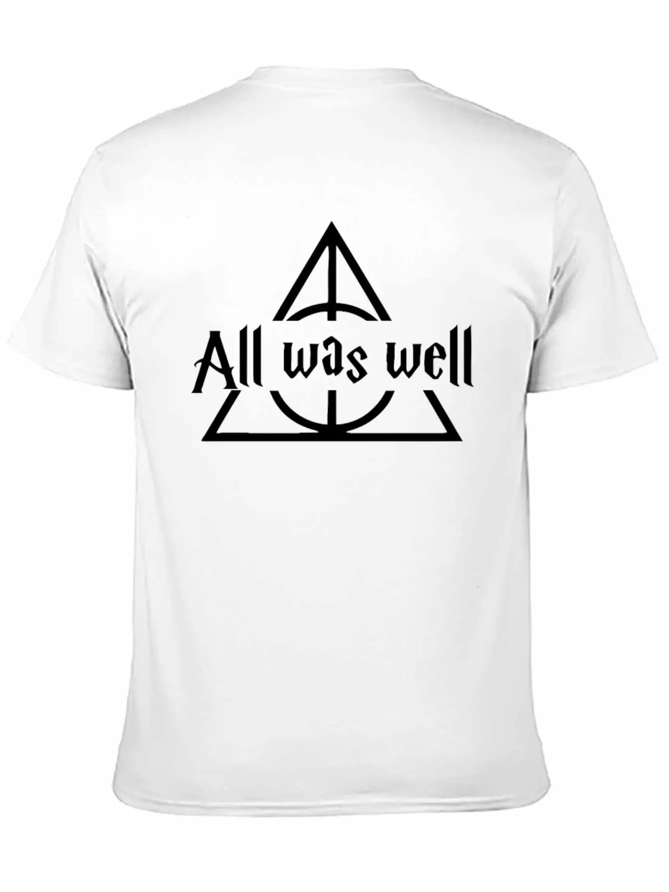 All Was Well Basic Graphic T-Shirt – Daily Comfort In Soft Cotton