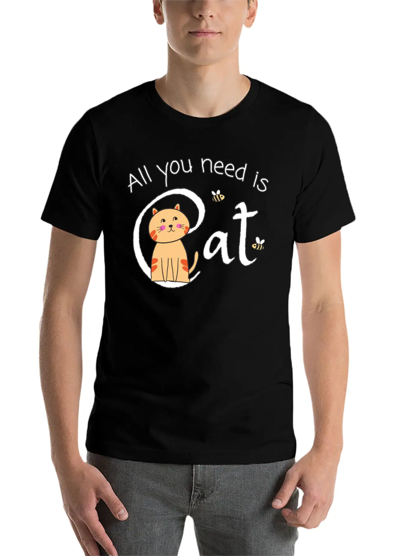 All You Need Is Cat Classic Cotton Tee – Unisex Comfort For Any Season