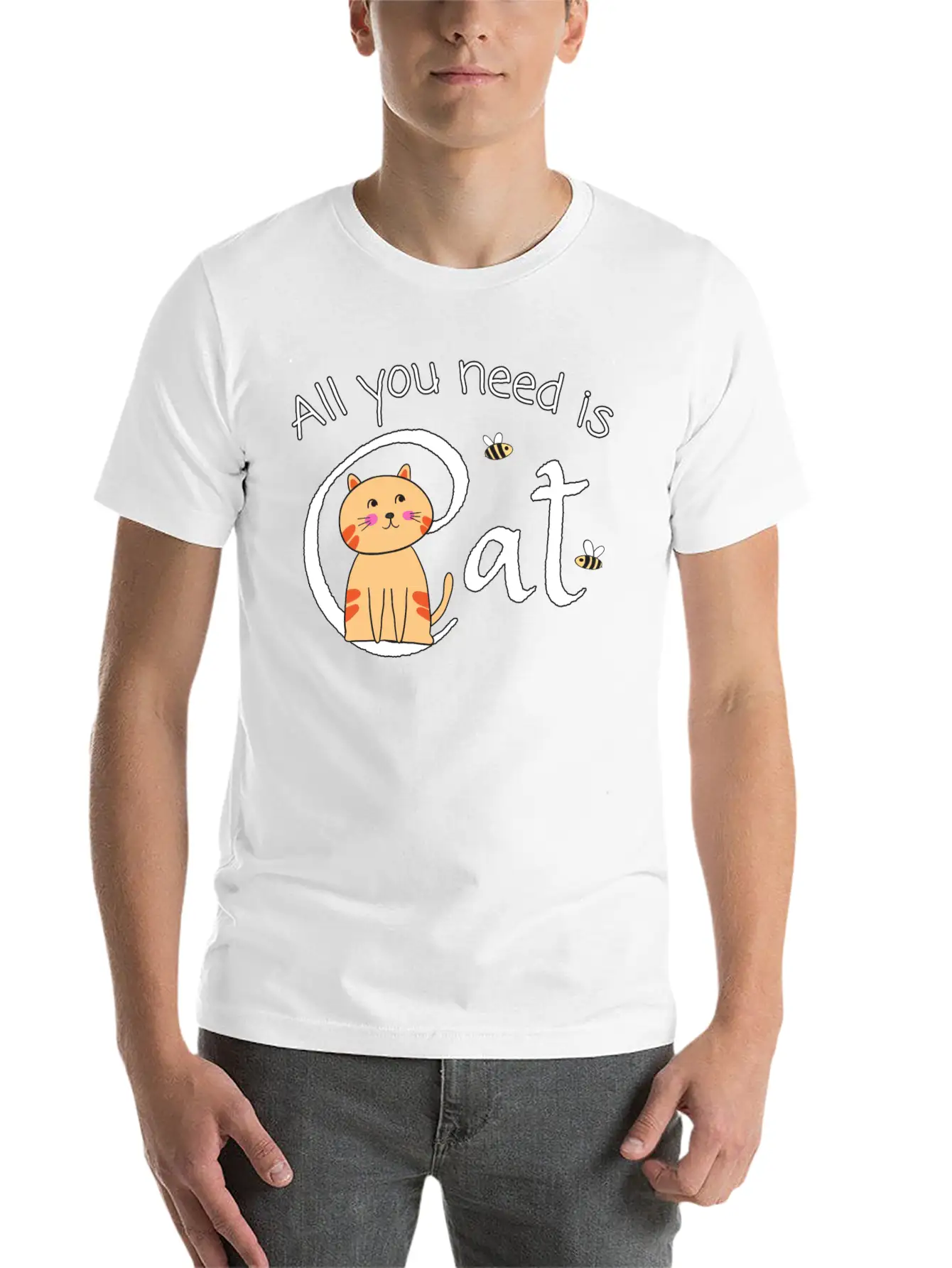 All You Need Is Cat Classic Cotton Tee – Unisex Comfort For Any Season