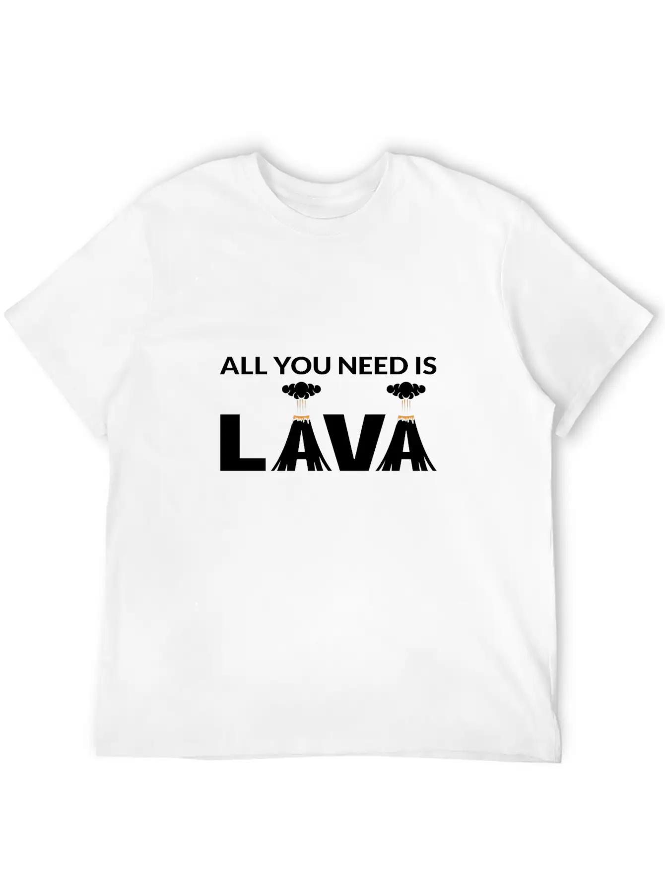 All You Need Is Lava Unisex Cotton Tee – Relaxed Fit For Any Occasion