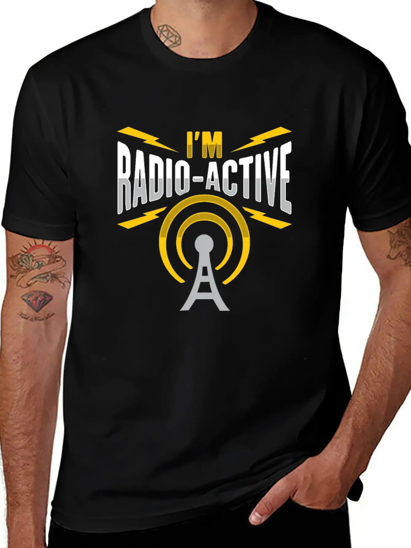 Amateur Radio Design For A Ham Radio Operator Stylish Everyday T-Shirt – Unisex Basic Cotton Tee