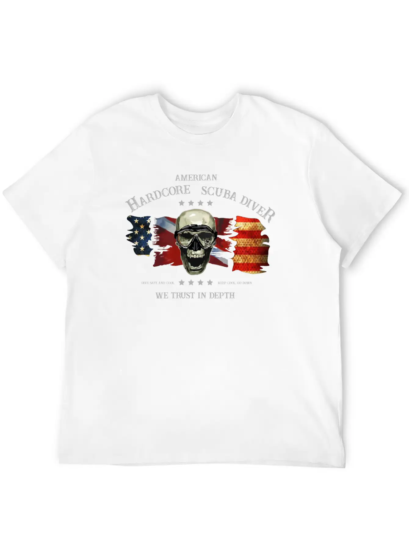 American Extreme Diver Basic Graphic T-Shirt – Daily Comfort In Soft Cotton