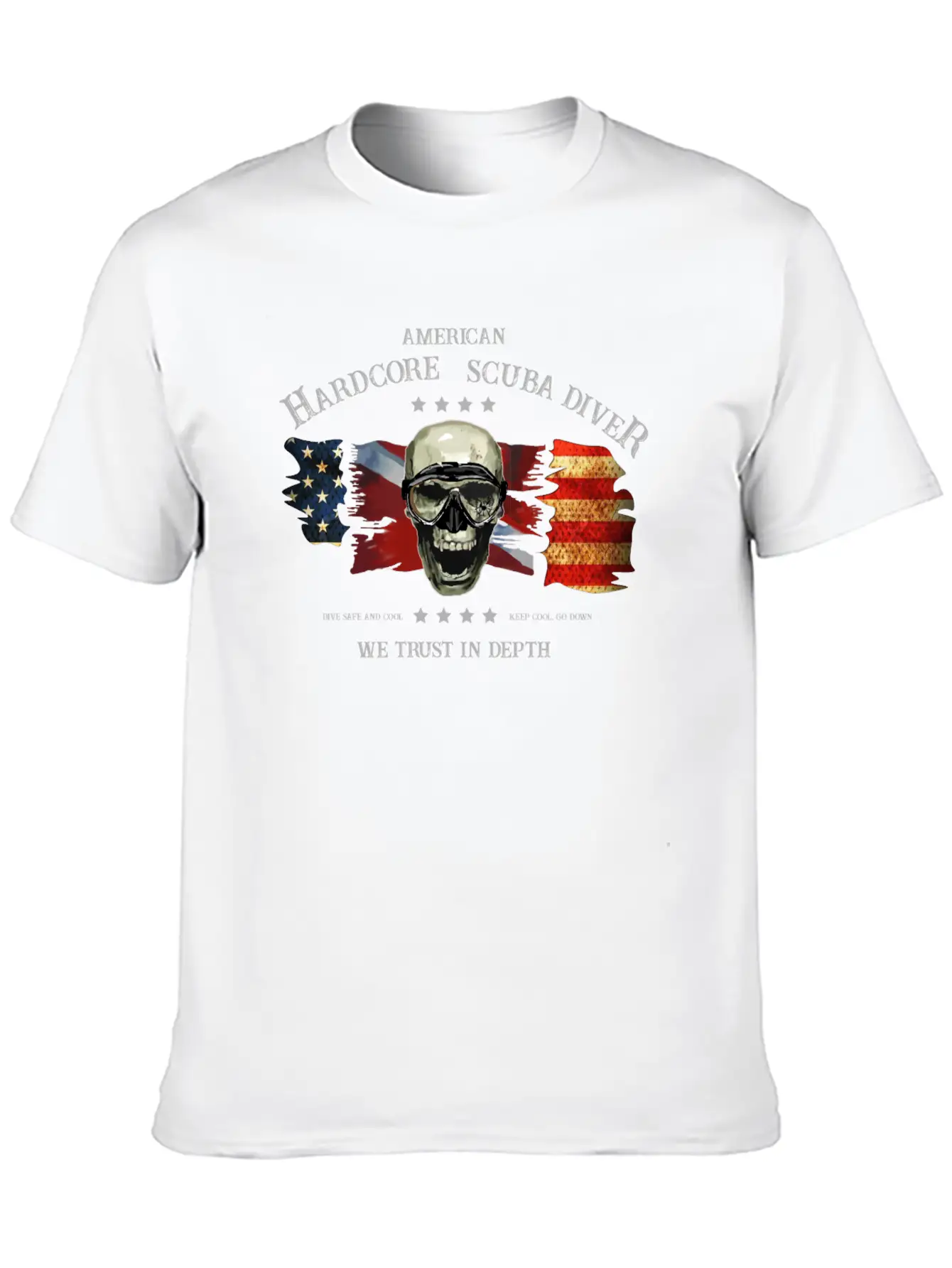 American Extreme Diver Basic Graphic T-Shirt – Daily Comfort In Soft Cotton