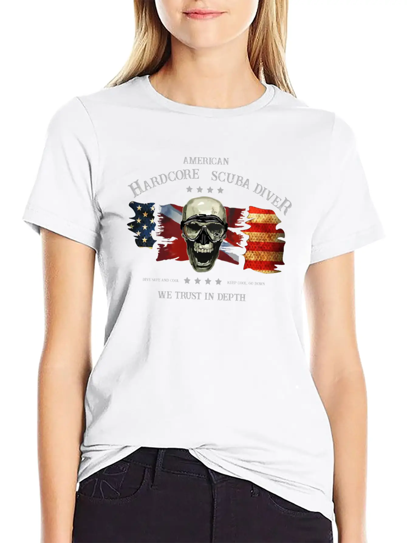 American Extreme Diver Basic Graphic T-Shirt – Daily Comfort In Soft Cotton