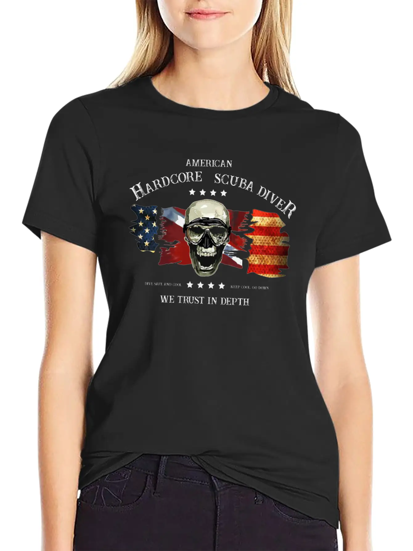 American Extreme Diver Basic Graphic T-Shirt – Daily Comfort In Soft Cotton